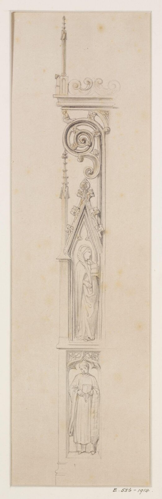 Drawing, Georges Adelmard Bouet, 19th Century