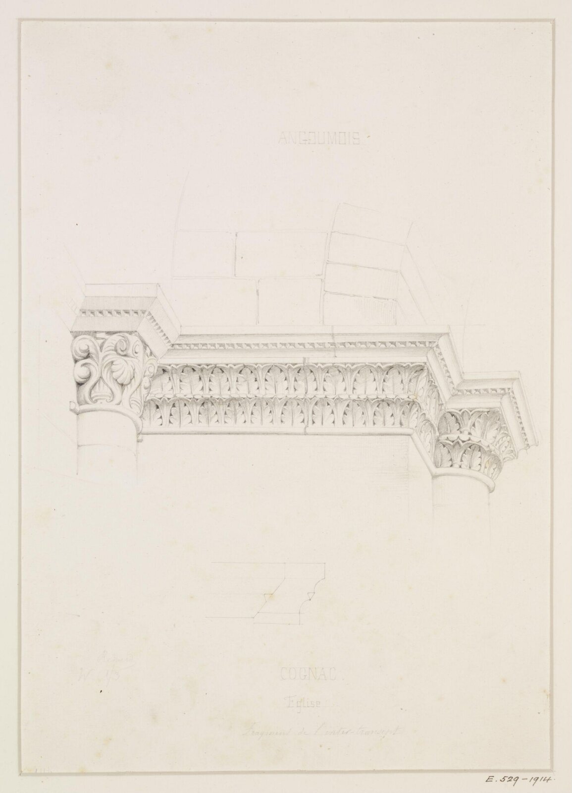 Drawing, Georges Adelmard Bouet, 19th Century