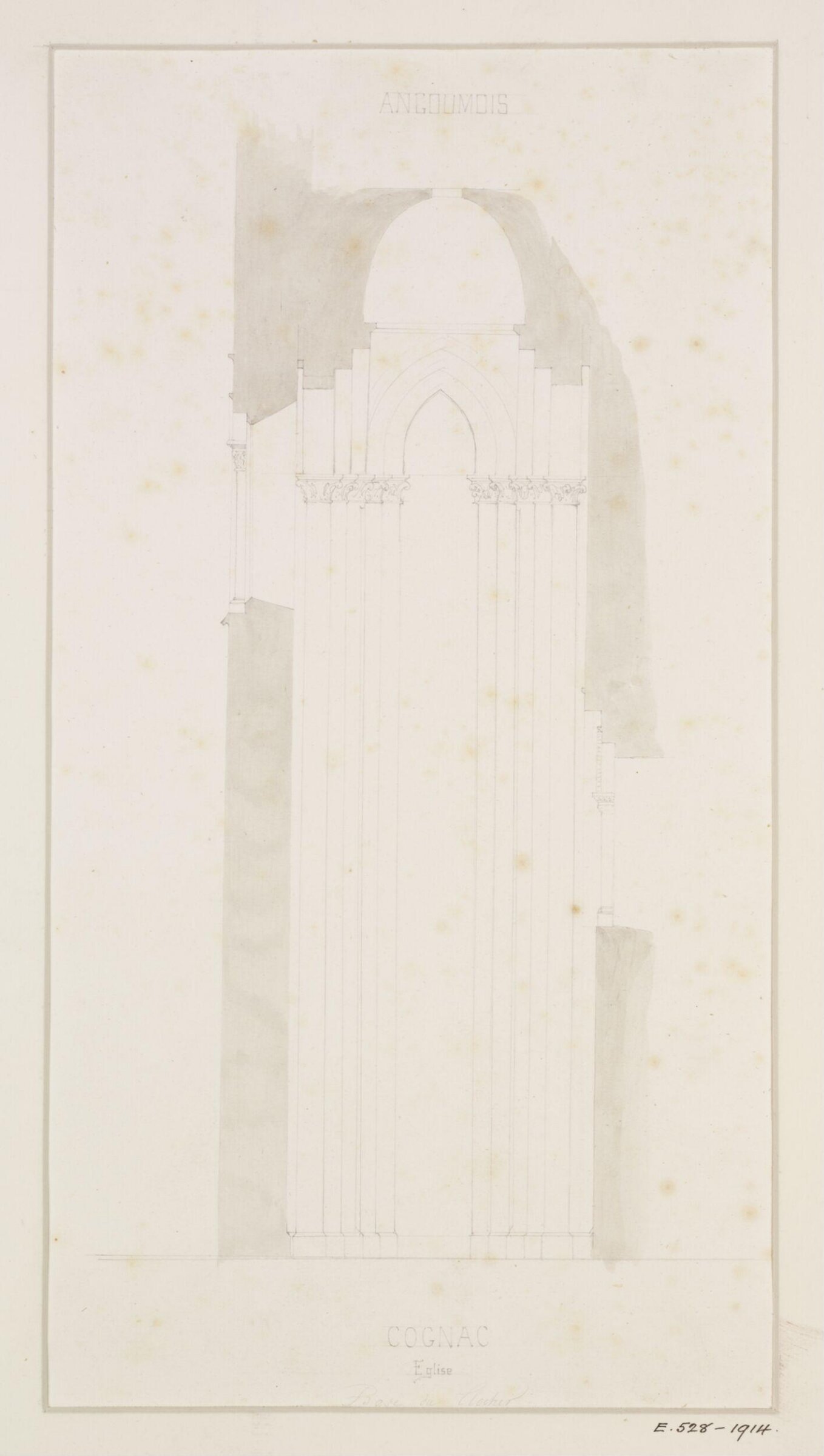 Drawing, Georges Adelmard Bouet, XIX век