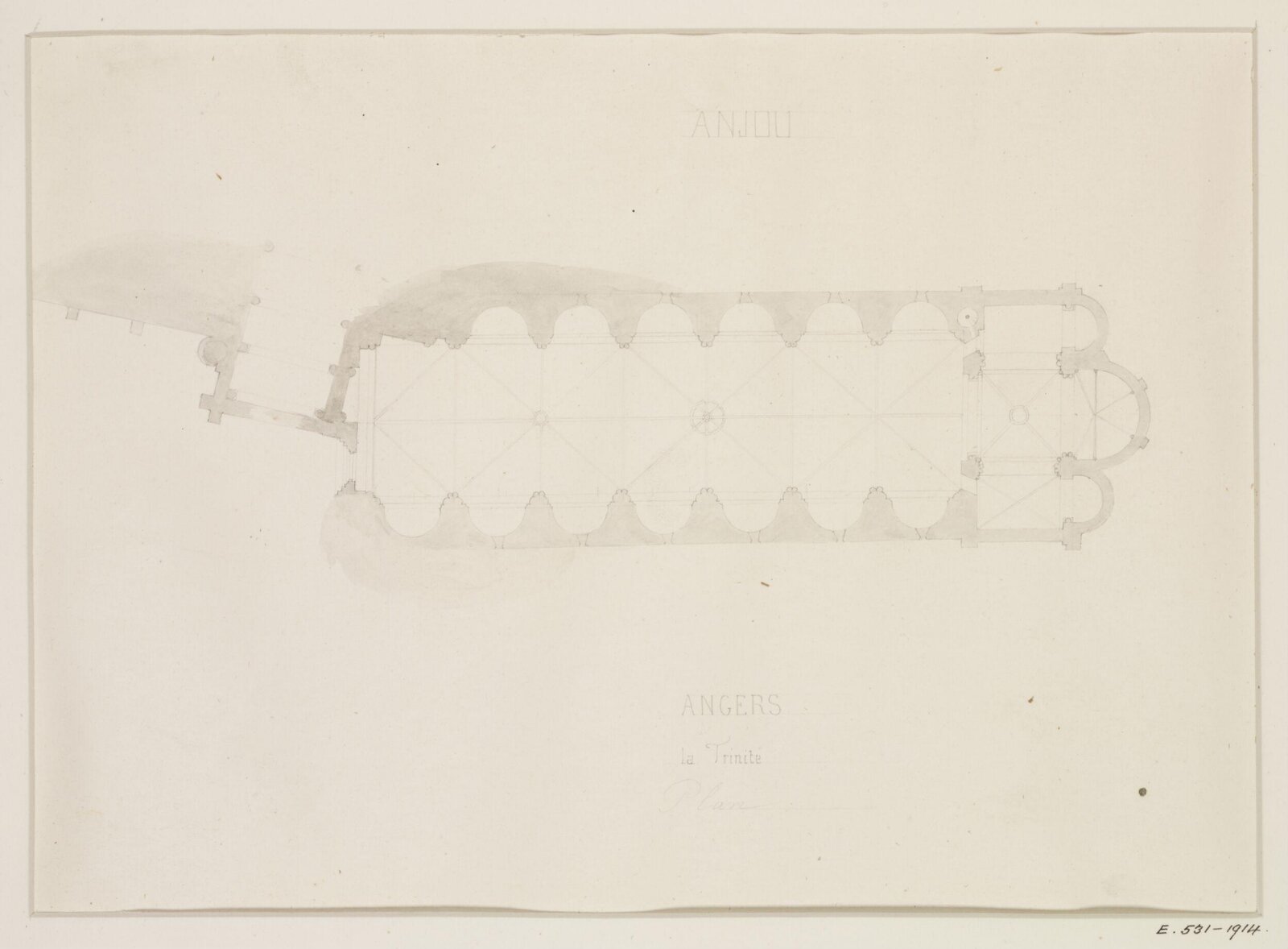 Drawing, Georges Adelmard Bouet, 19th Century