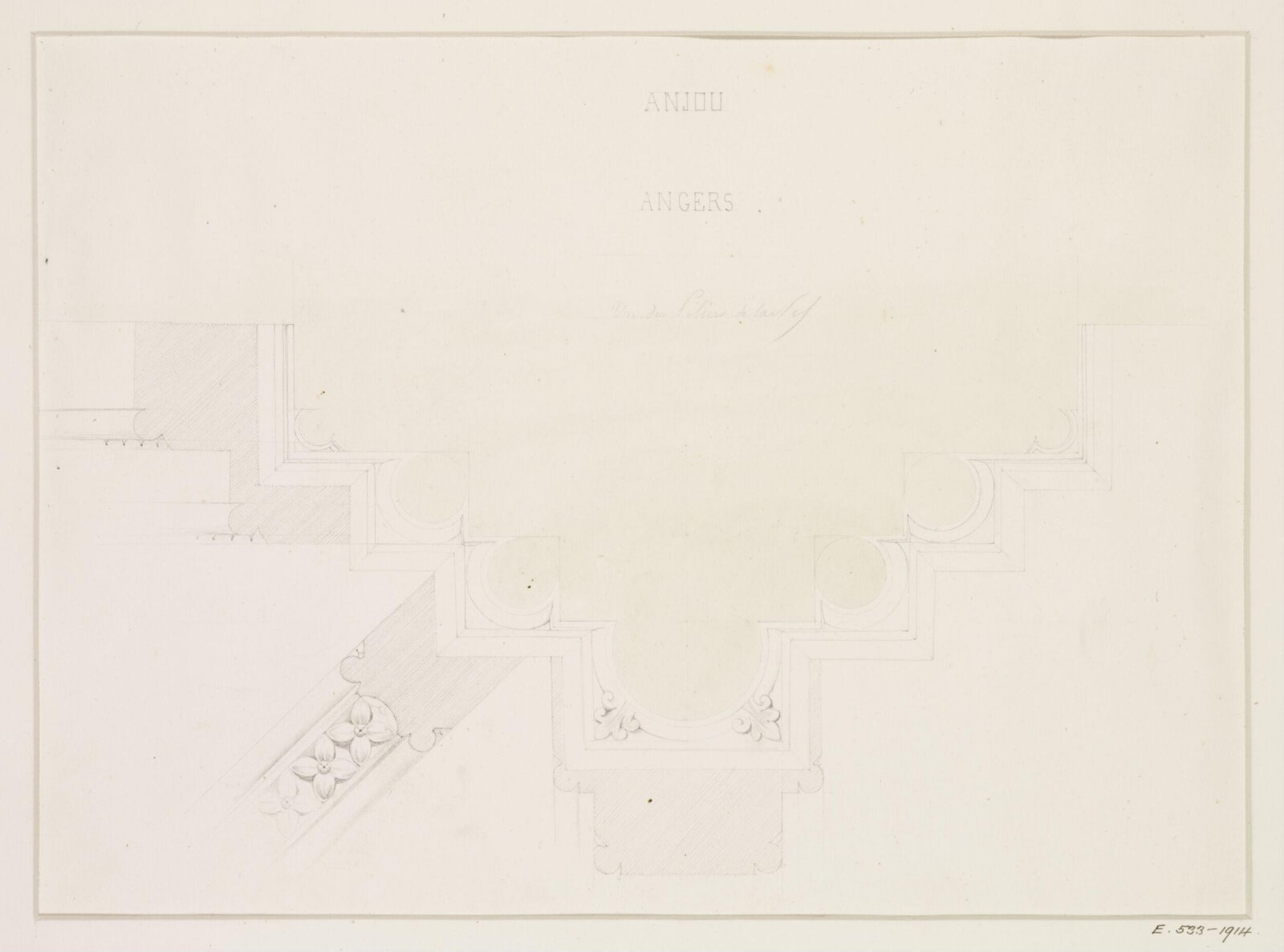 Drawing, Georges Adelmard Bouet, 19th Century