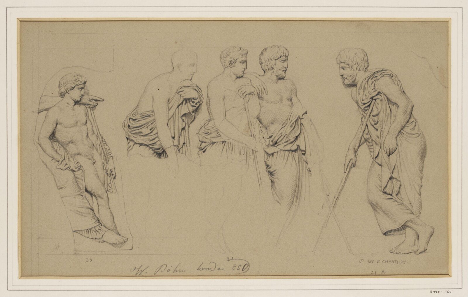 Drawing, Wolfgang Boehm, 1850