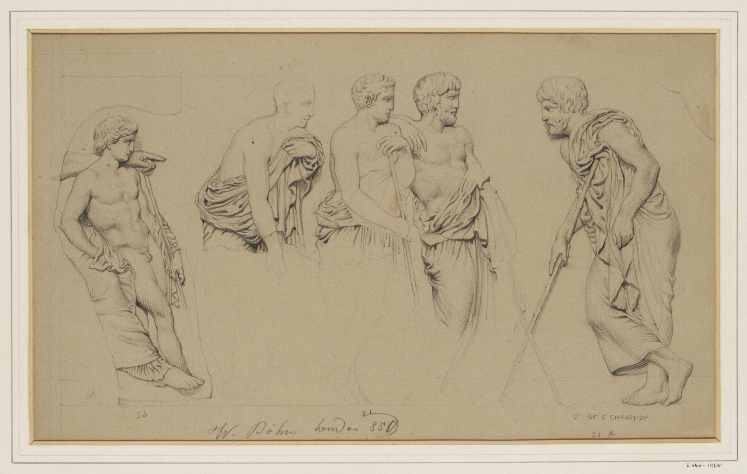 Drawing, Wolfgang Boehm, 1850