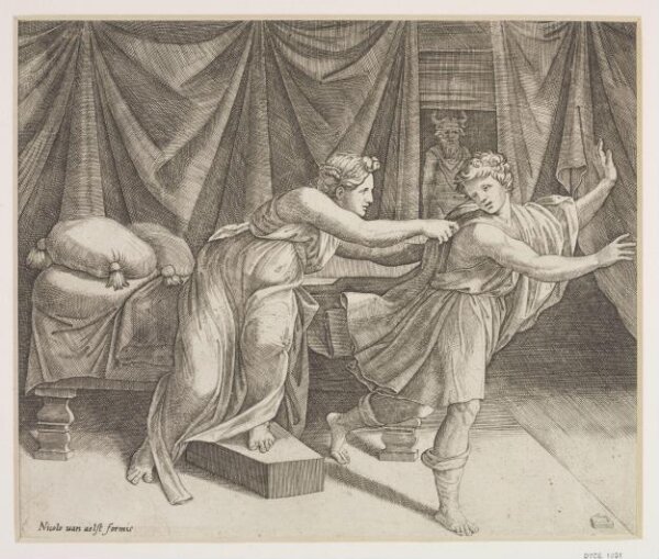 Joseph And The Wife Of Potiphar | Raphael | Raimondi, Marcantonio | V&A ...