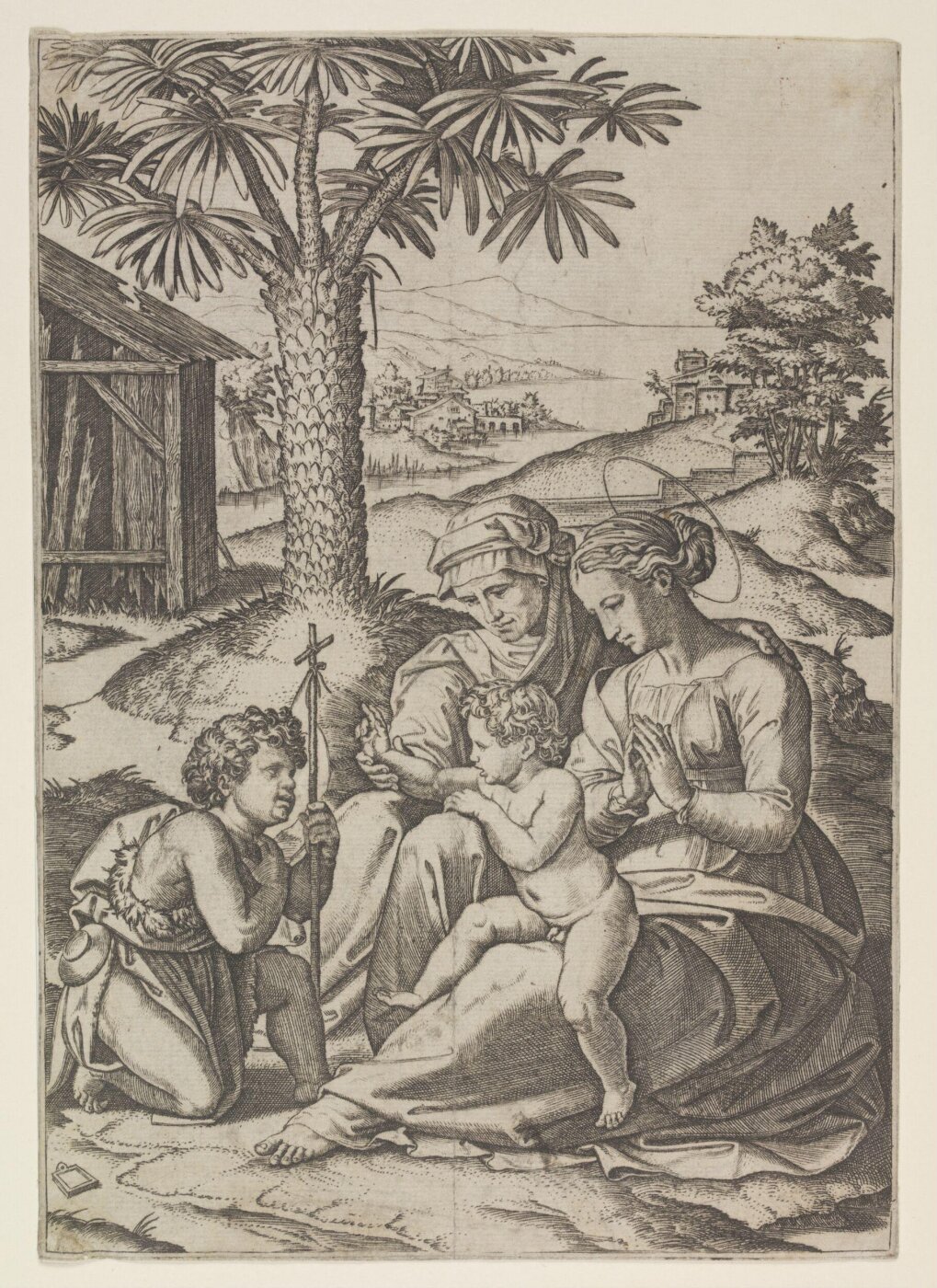Raphael, La Vierge au Palmier