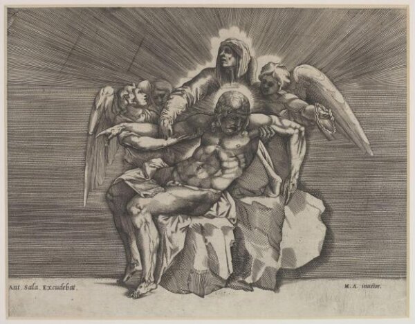 Mark Raimondi Print | Marcantonio Raimondi | Michelangelo | V&A Explore The Collections