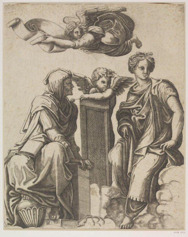 La Dialéctique Et Logique | Raphael | Raimondi, Marcantonio | V&A ...