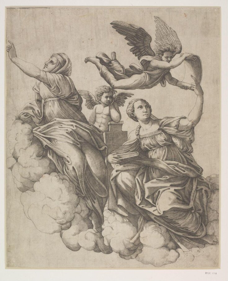 La Théologie Et La Métaphysique | Raphael | Raimondi, Marcantonio | V&A ...