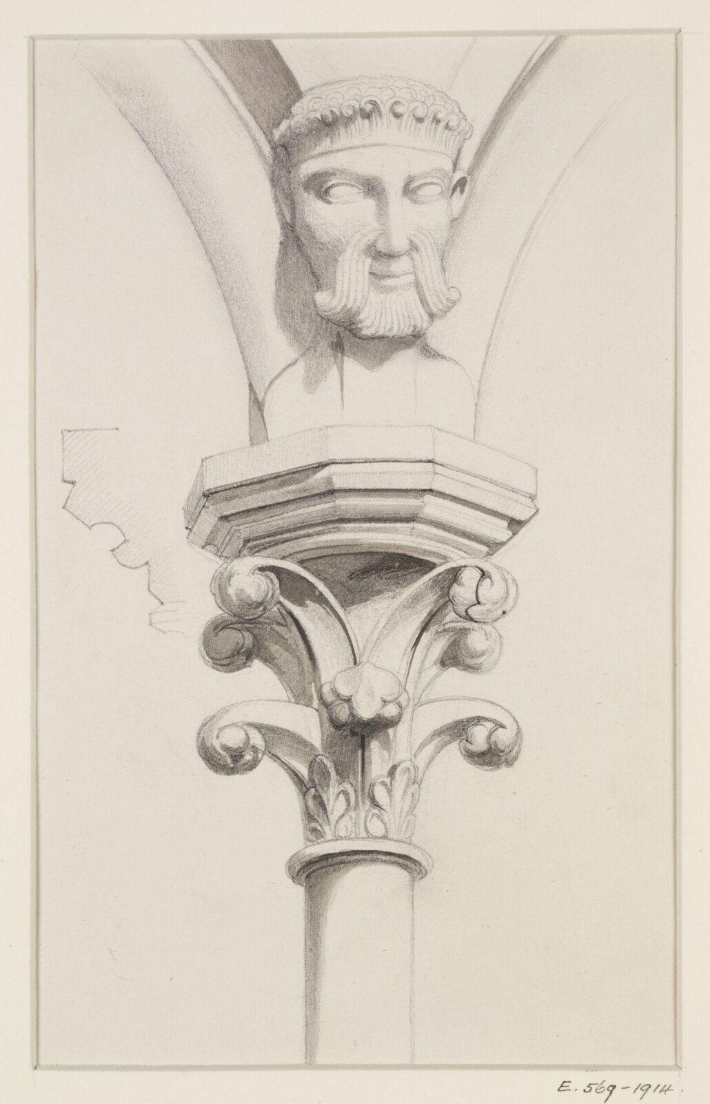 Drawing, Georges Adelmard Bouet, 19th Century