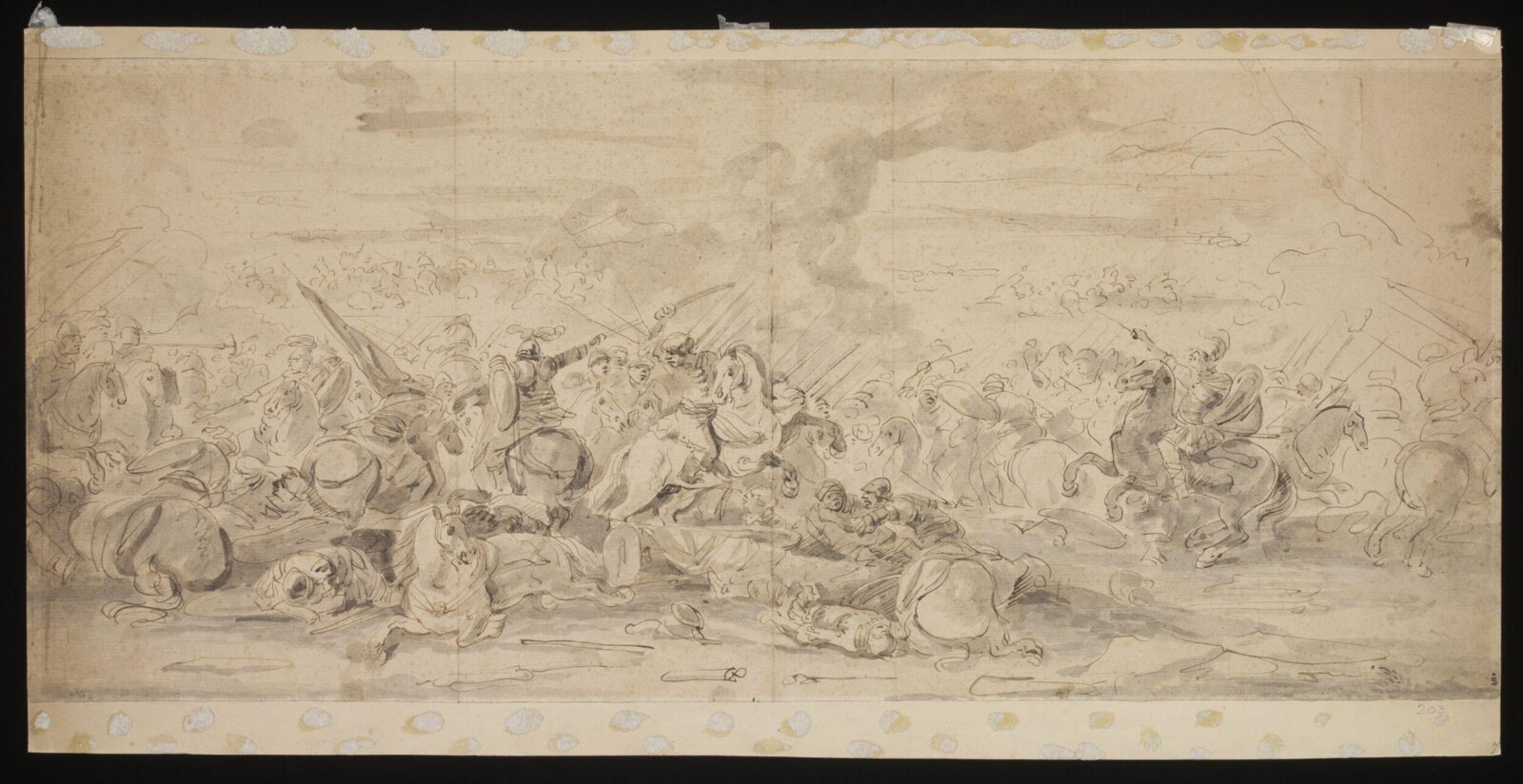 Drawing, Jacques Courtois, 1635-1676