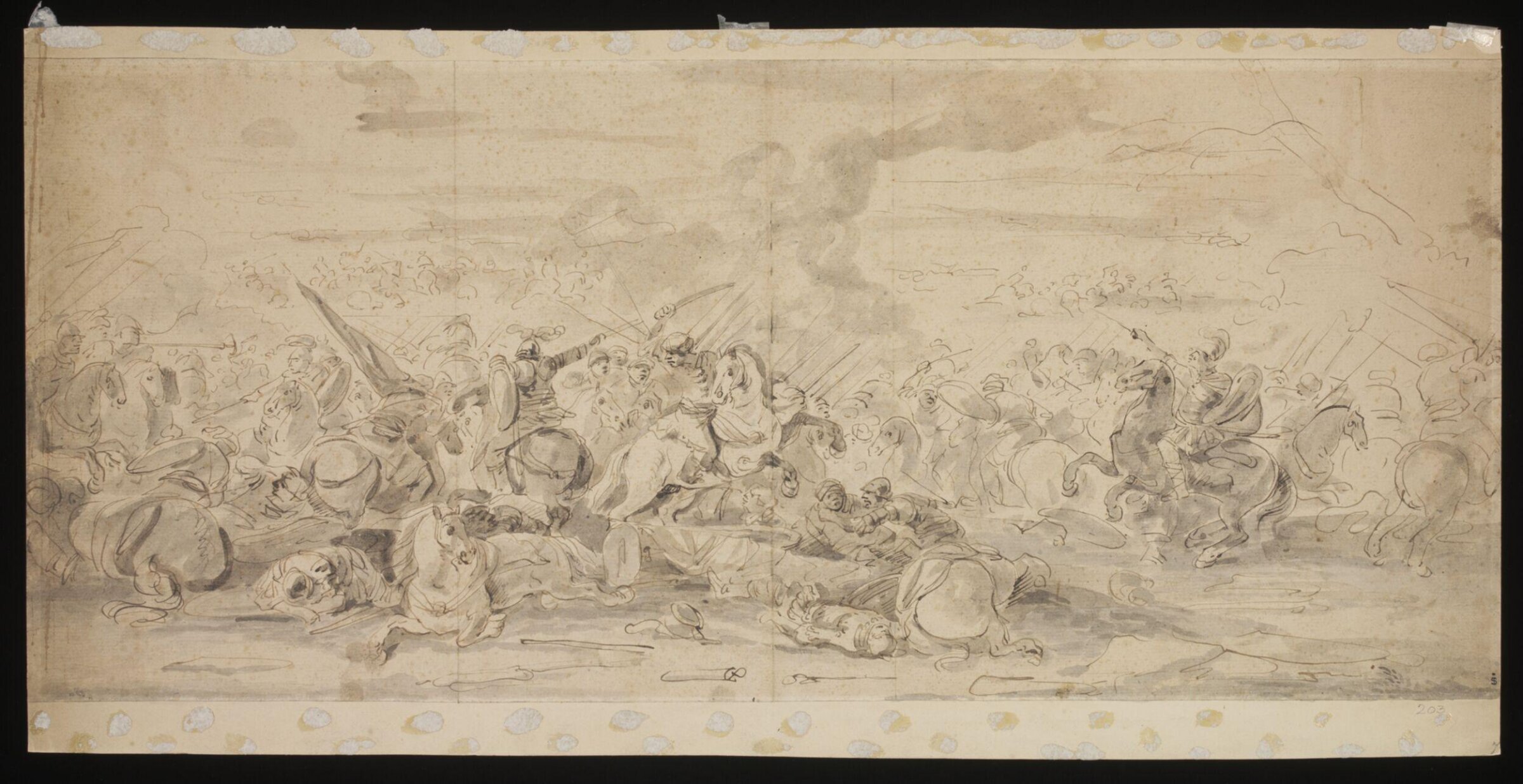 Drawing, Jacques Courtois, 1635-1676