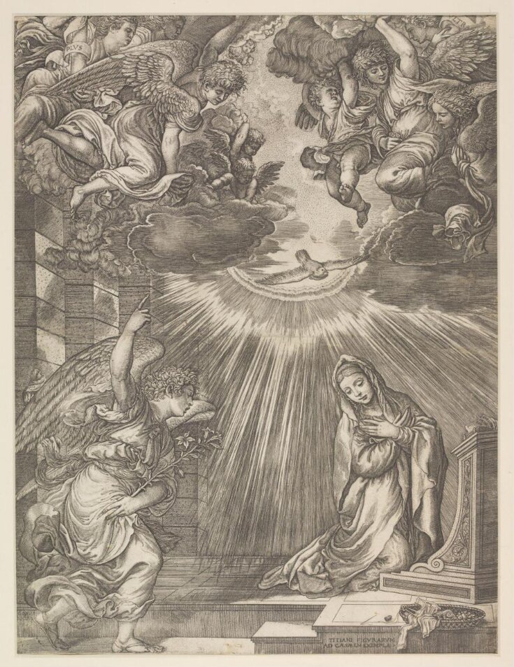The Annunciation | Titian | Caraglio, Giovanni Jacopo | V&A Explore The ...