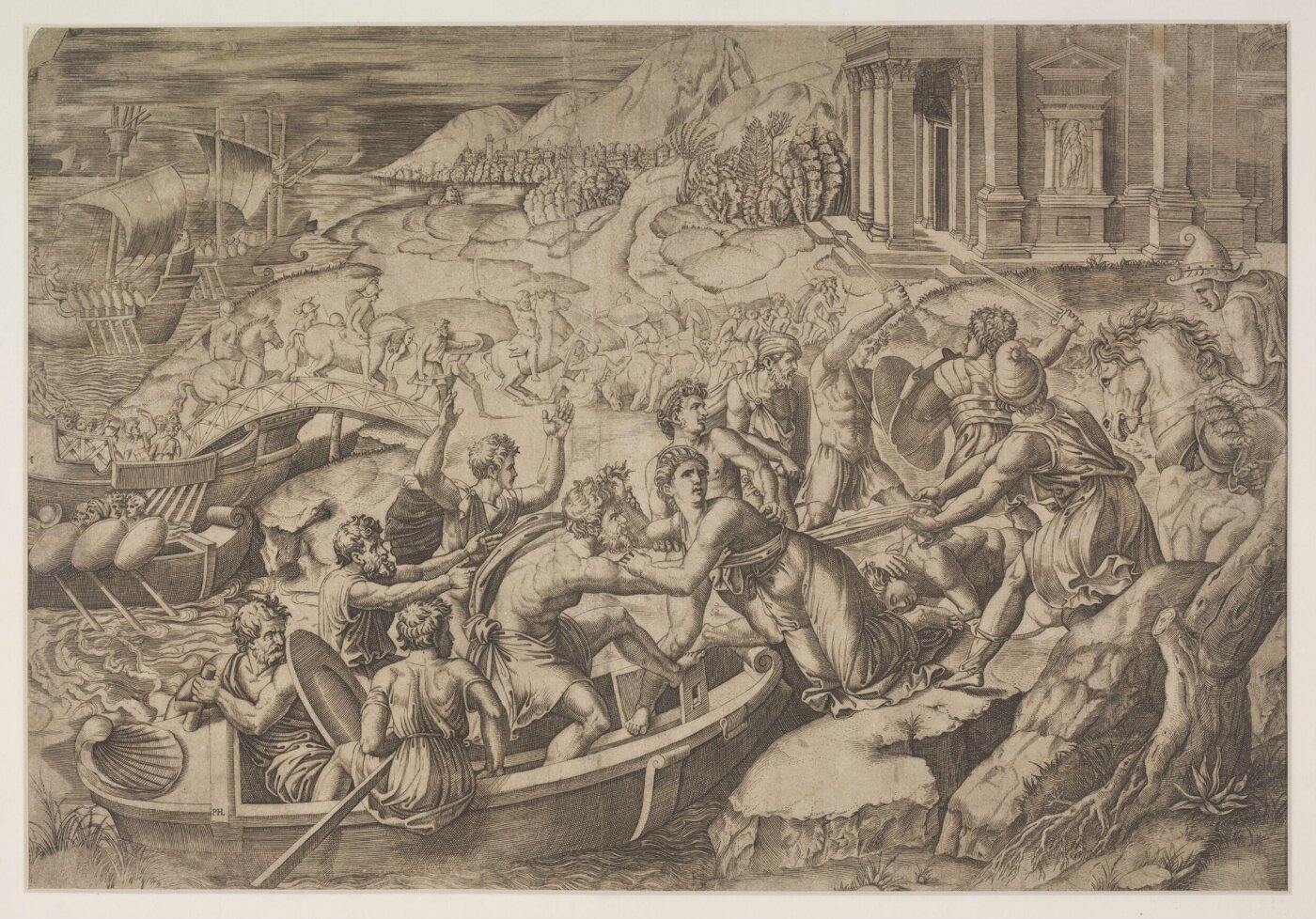 Raphael, Helen carried off by the Trojan Warriors