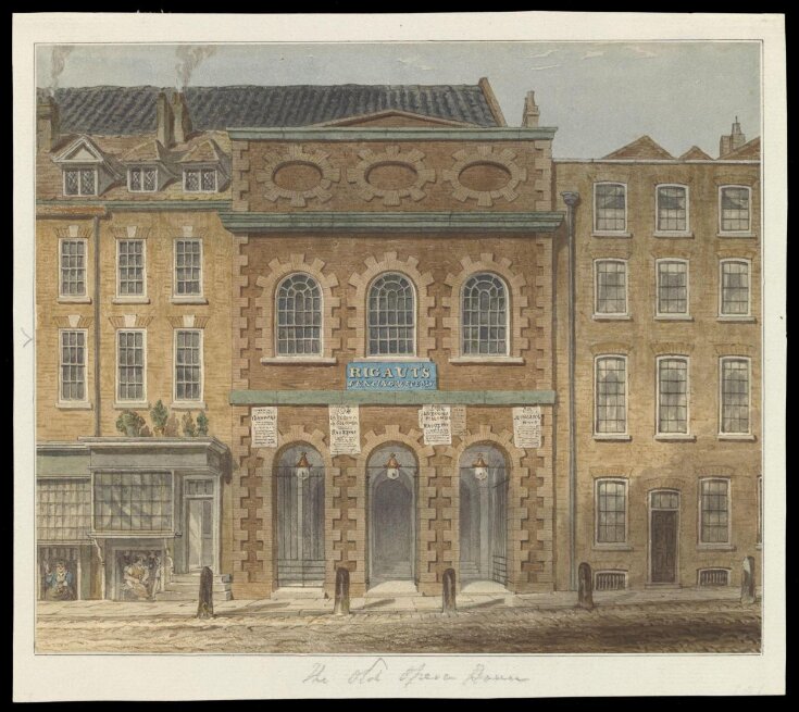 The Italian Opera House, Haymarket, prior to the fire of June 1789 top image