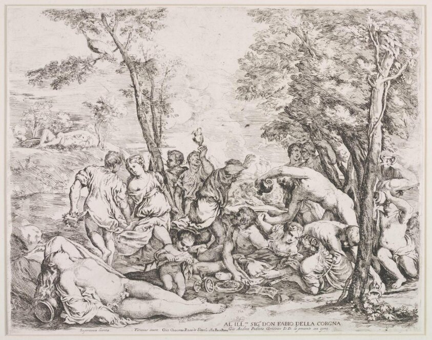 The Triumph of Bacchus (17th century) by Giovanni Andrea Podestà