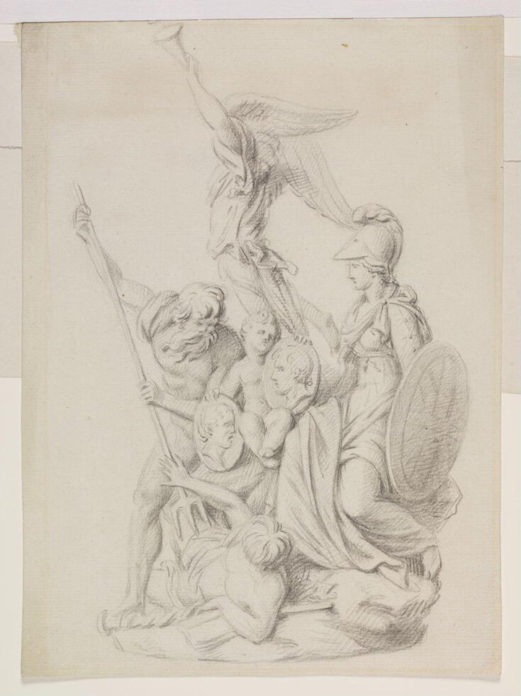 Design for a Monument to Two Naval Heroes, Captains Harvey and Hutt top image