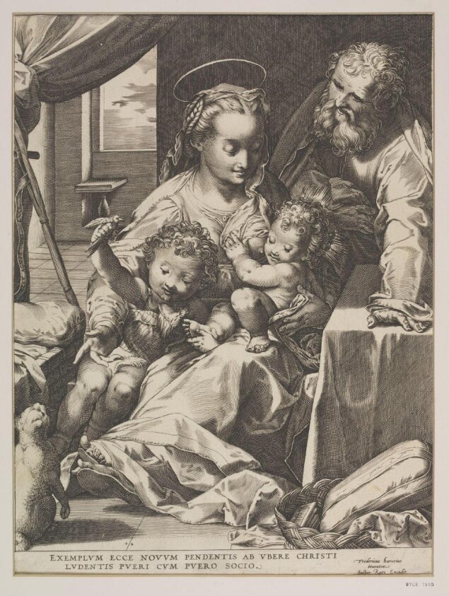 Holy Family (16th century) by Caspar Rutz
