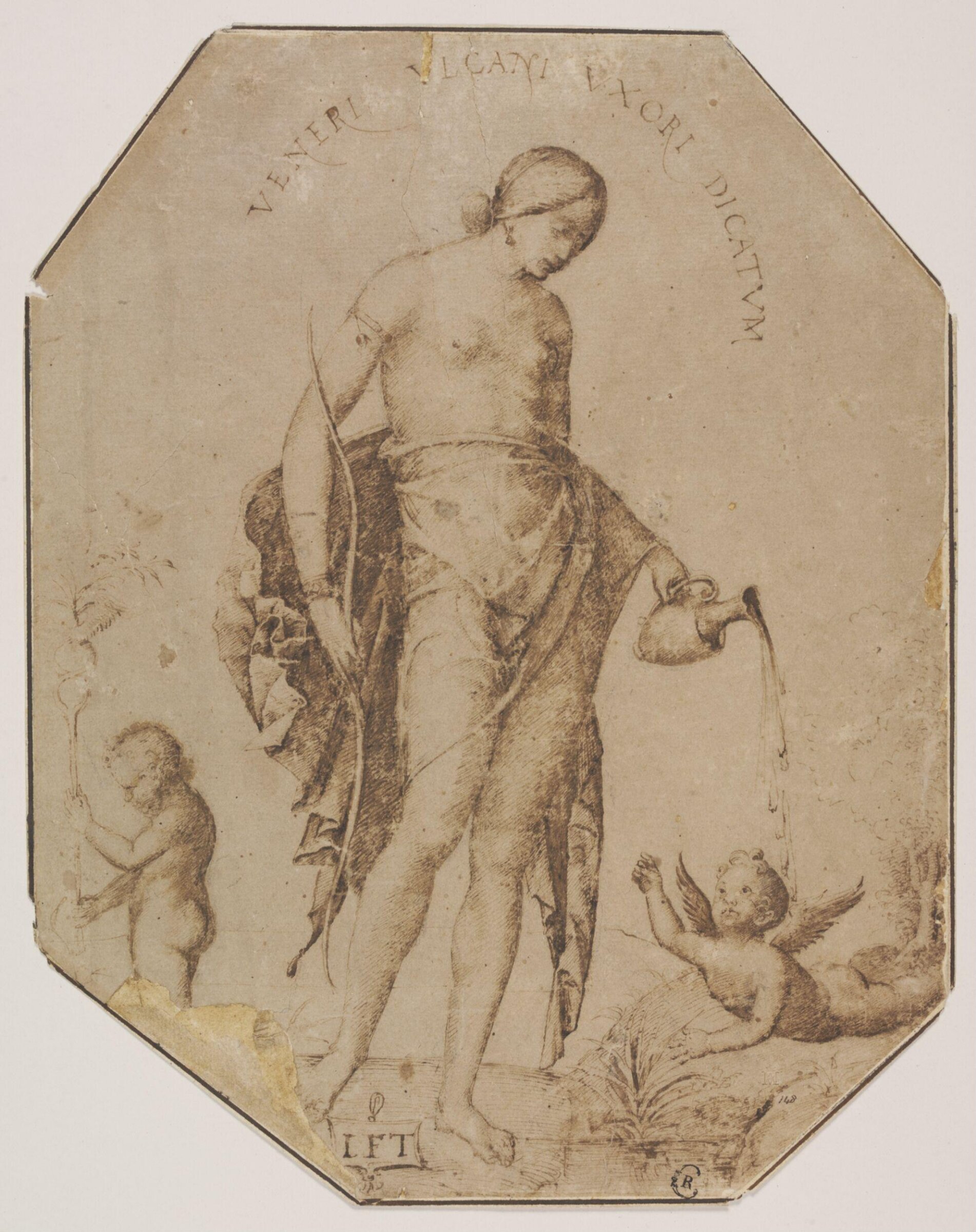 Drawing, Maso Finiguerra, ca. mid 15th century