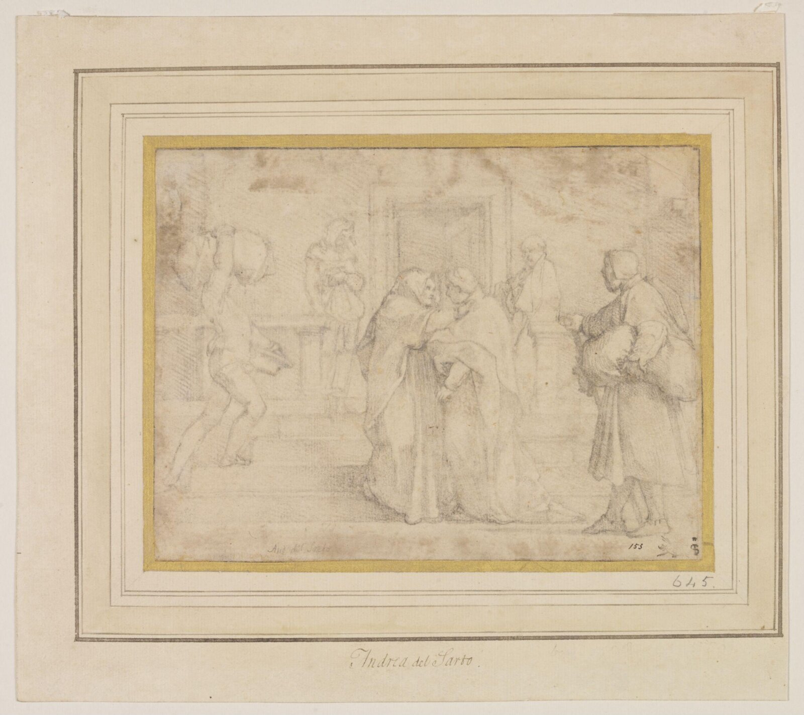 Drawing, Andrea del Sarto, ca. 1500-1530