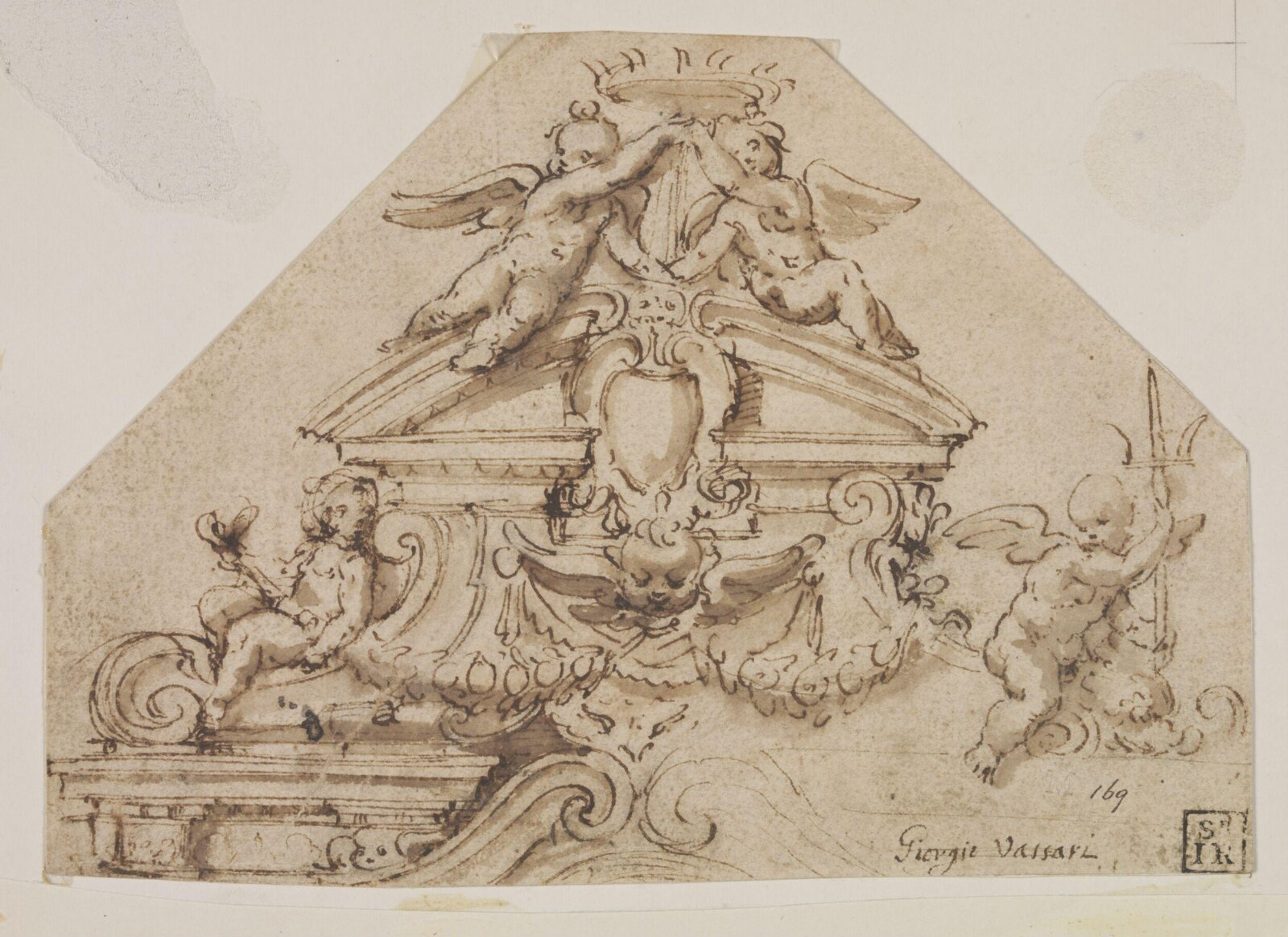 Drawing, Giorgio Vasari, ca. mid 16th century