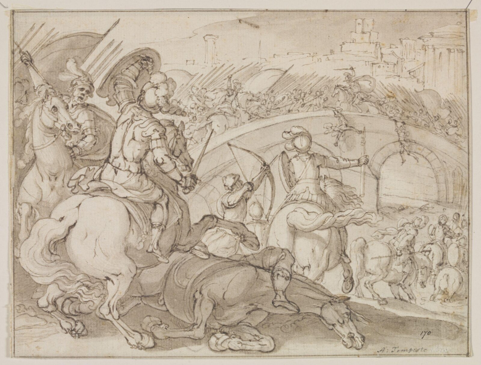 Drawing, Antonio Tempesta, late 16th century - early 17th century