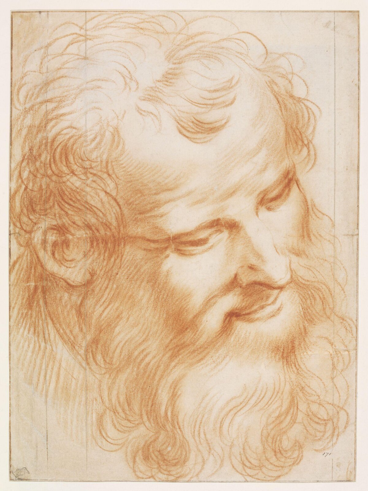 Drawing, Orazio Lomi Gentileschi, late 16th century - early 17th century