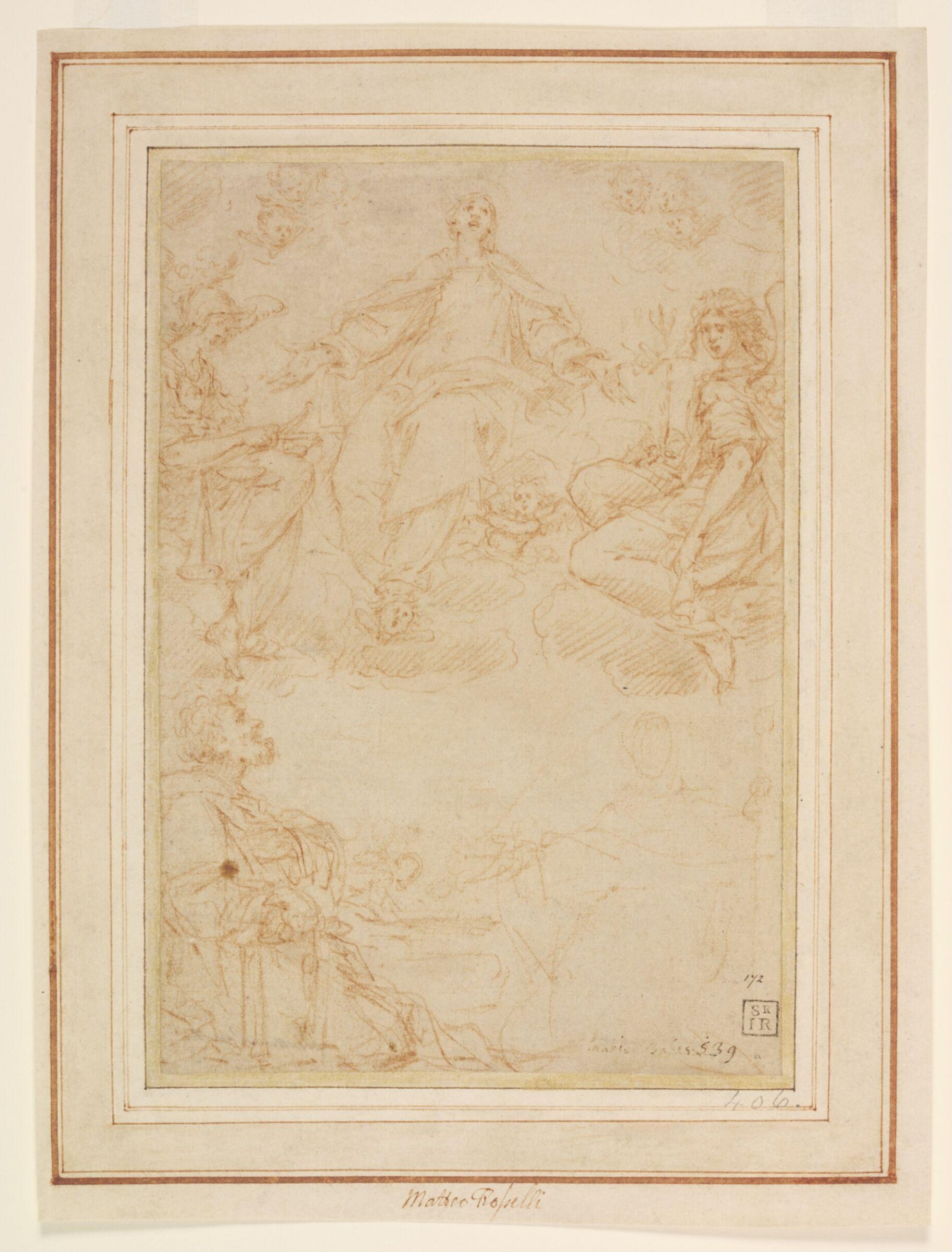 Ascension of the Virgin, Matteo Rosselli, late 16th century - early 17th century