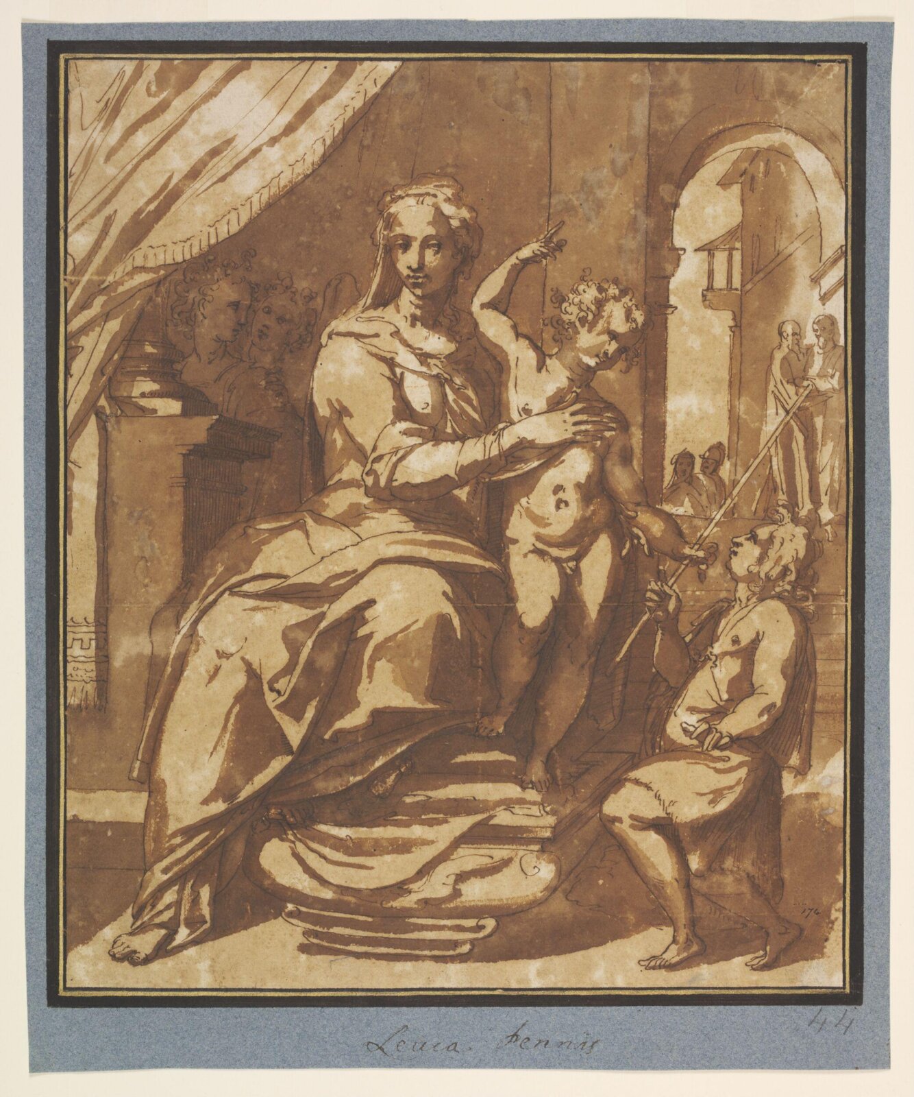 Virgin and Child, Luca Penni, early 16th century