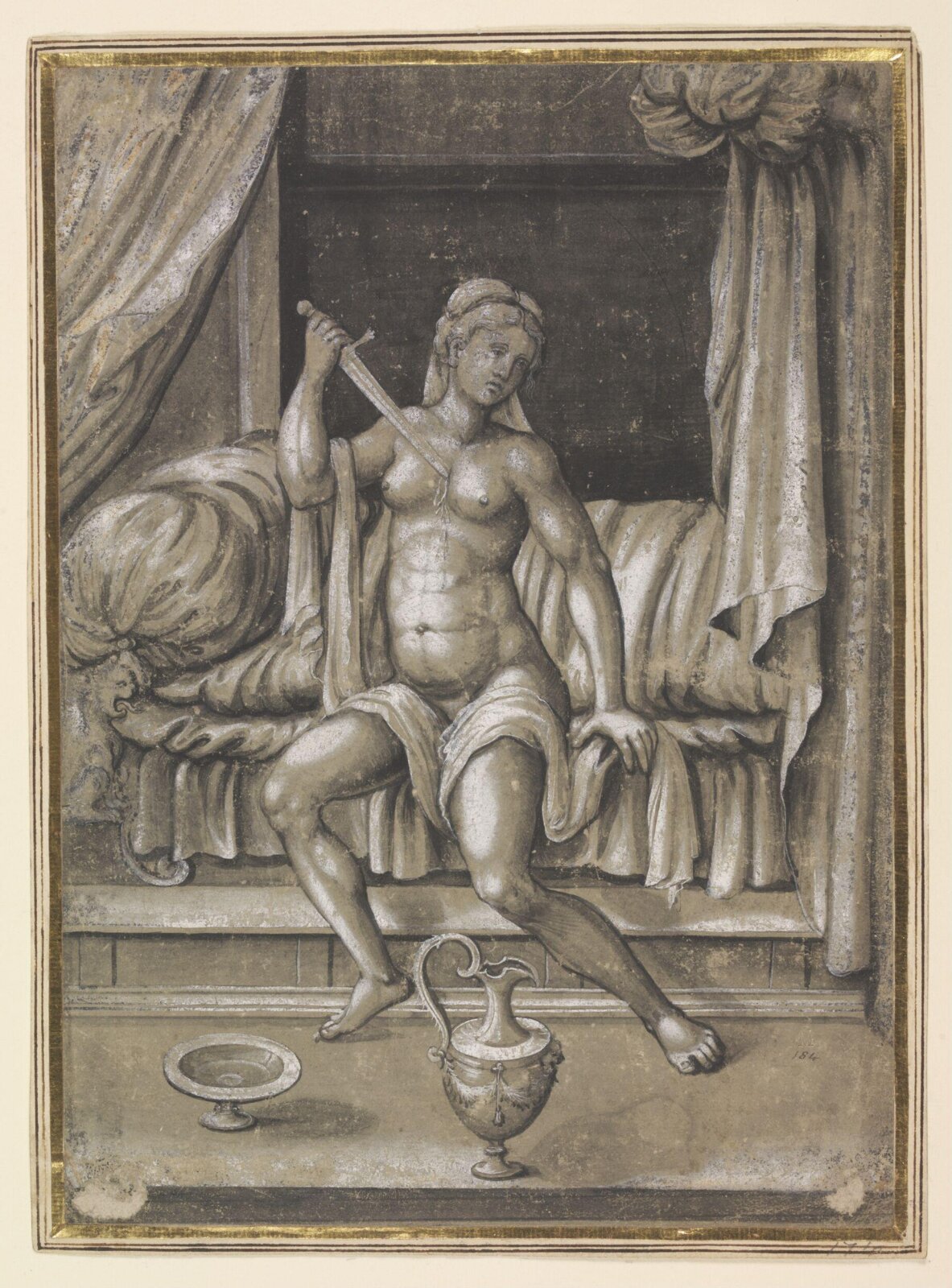 Drawing, Piero della Francesca, 15th century