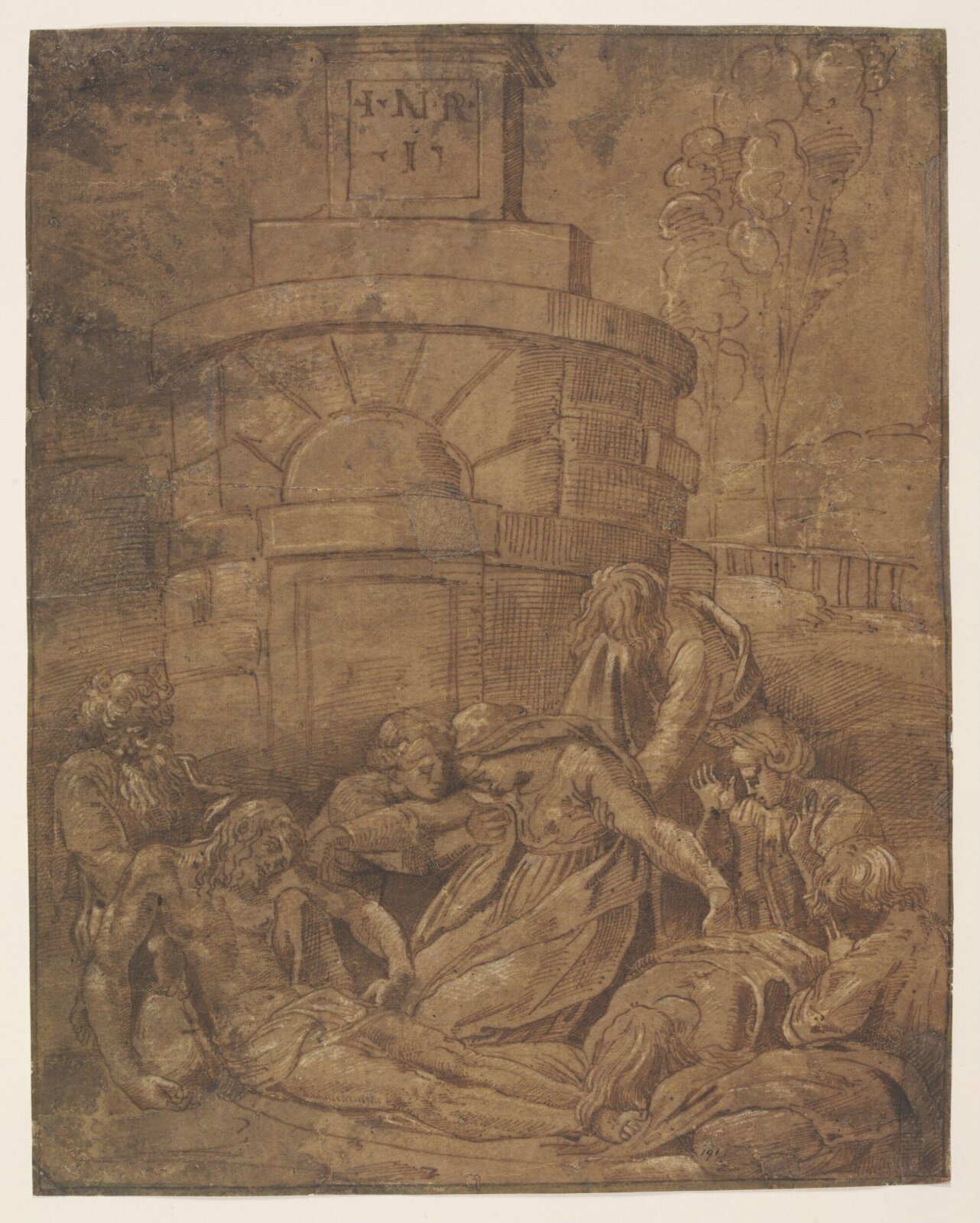 Holy Sepulchre, Enea Vico, mid 16th century