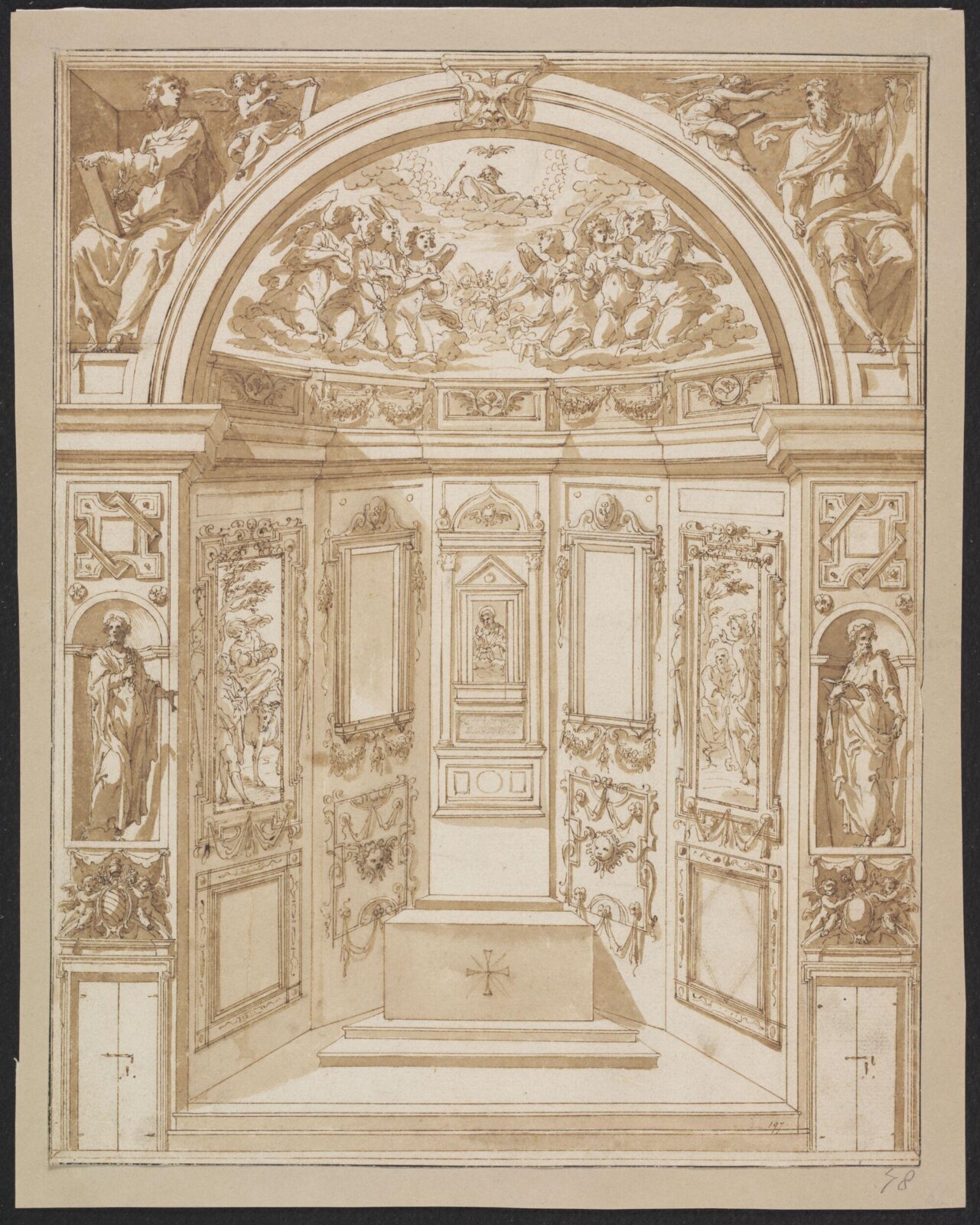 Drawing, Federico Zuccaro, ca. 1555-1609