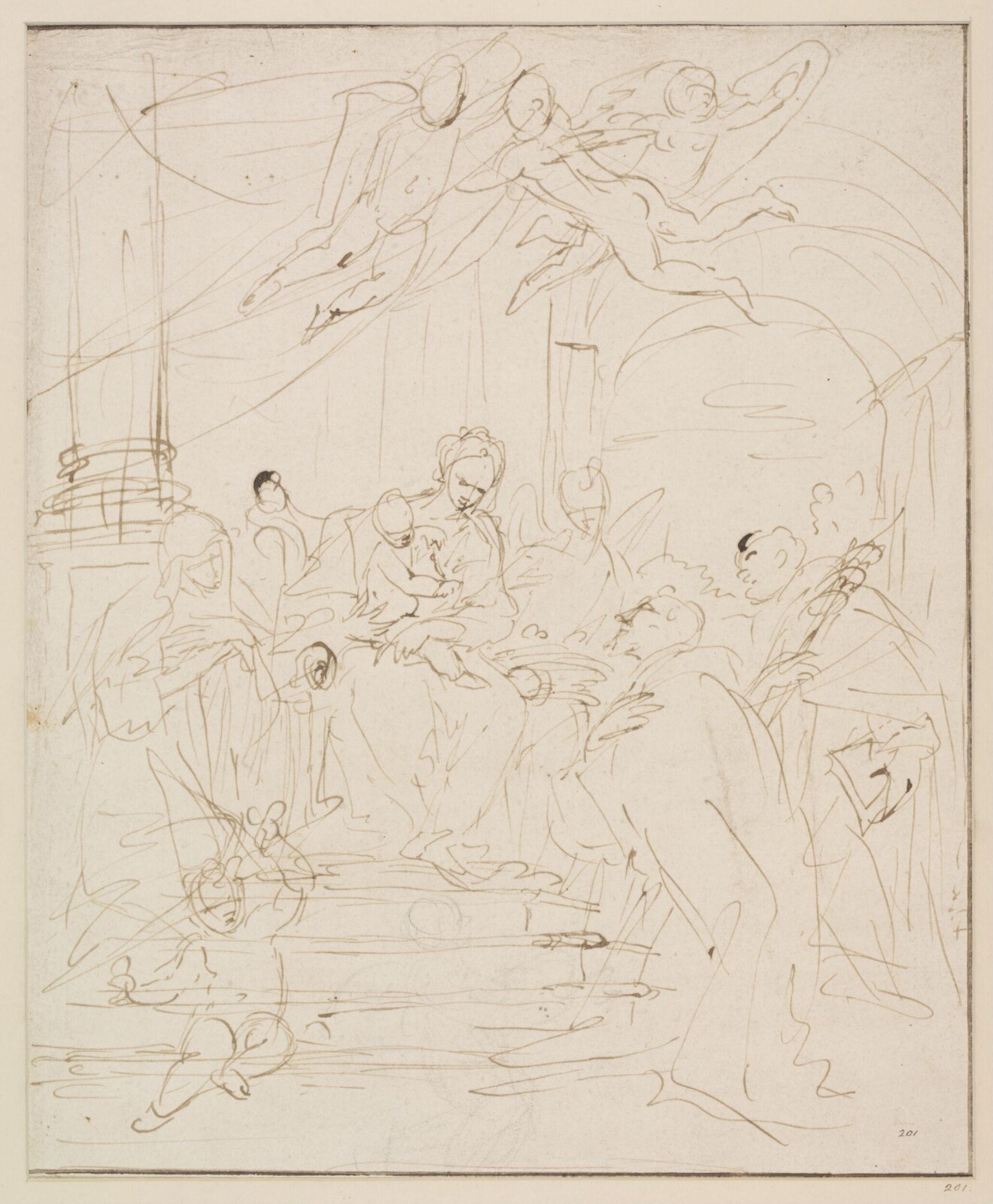 Drawing, Pietro Testa, 1625-1650