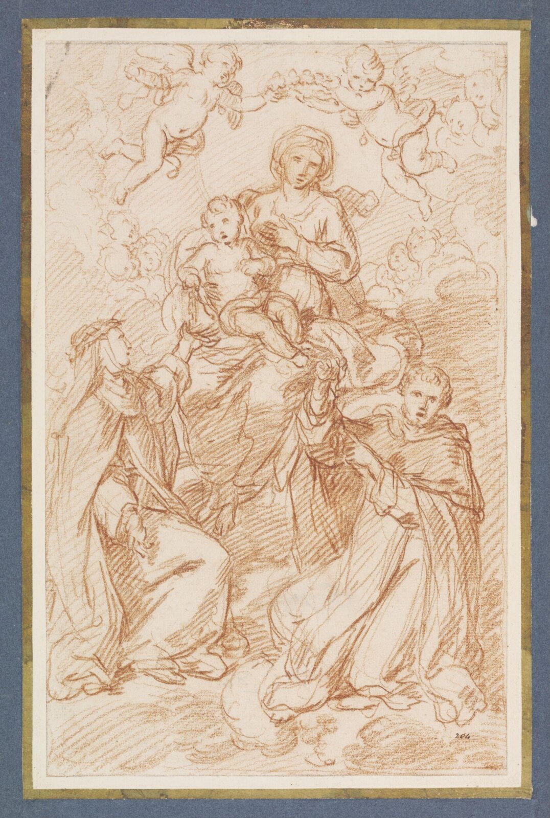 Drawing, Carlo Maratti, 1640-1713