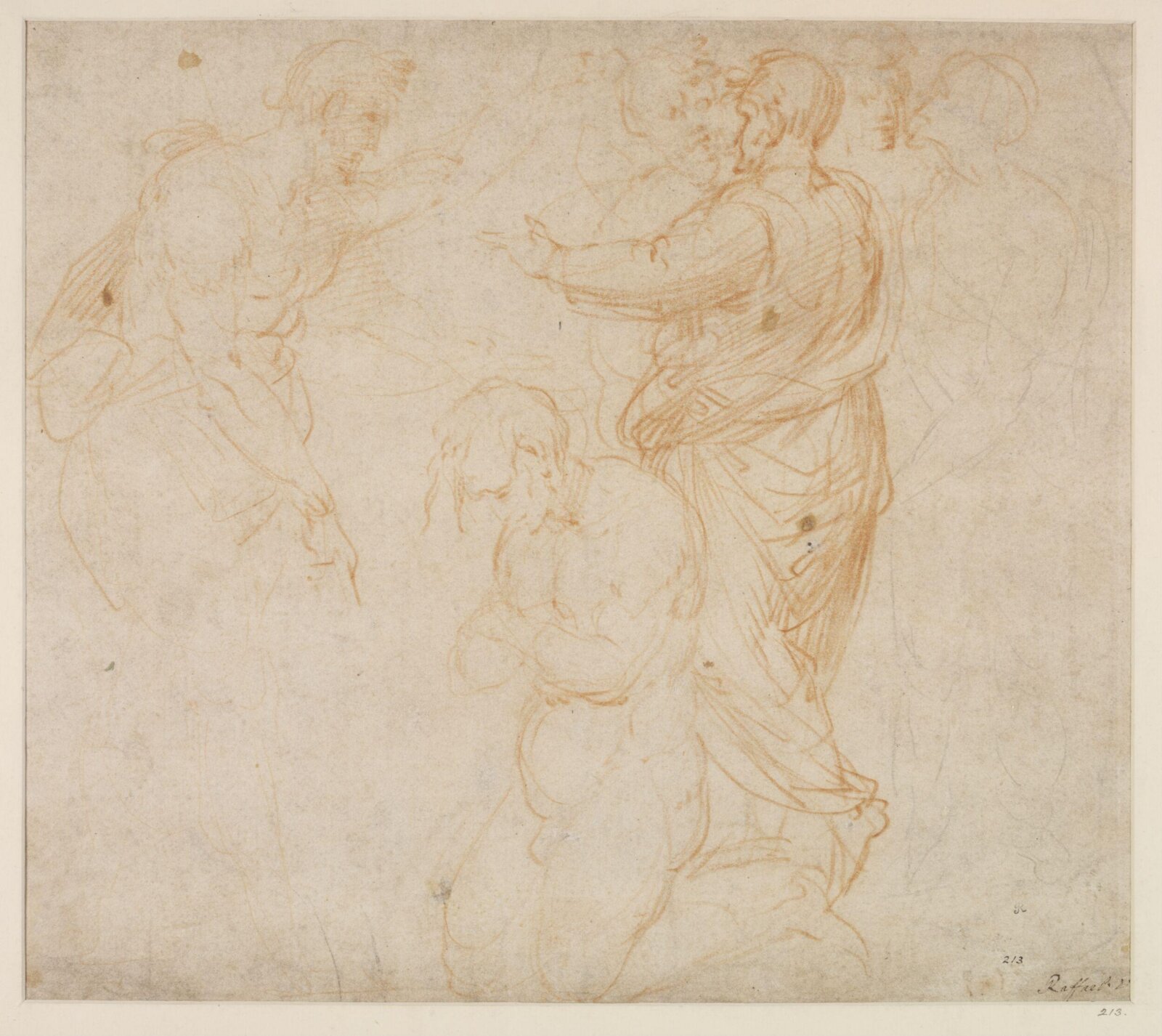 St. John Baptising Jesus Christ, Raphael, 15th - 16th century