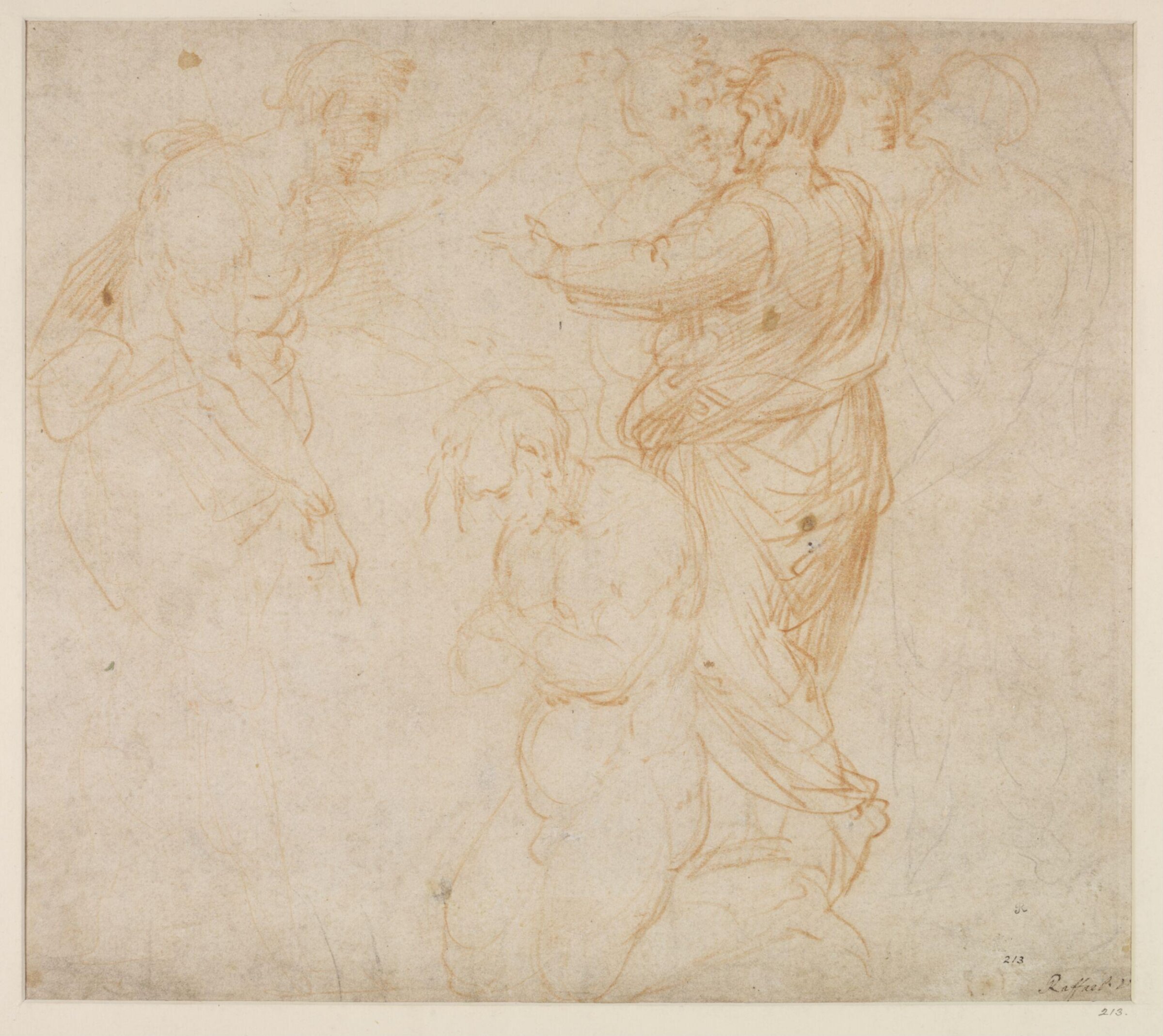 St. John Baptising Jesus Christ, Raphael, 15th - 16th century