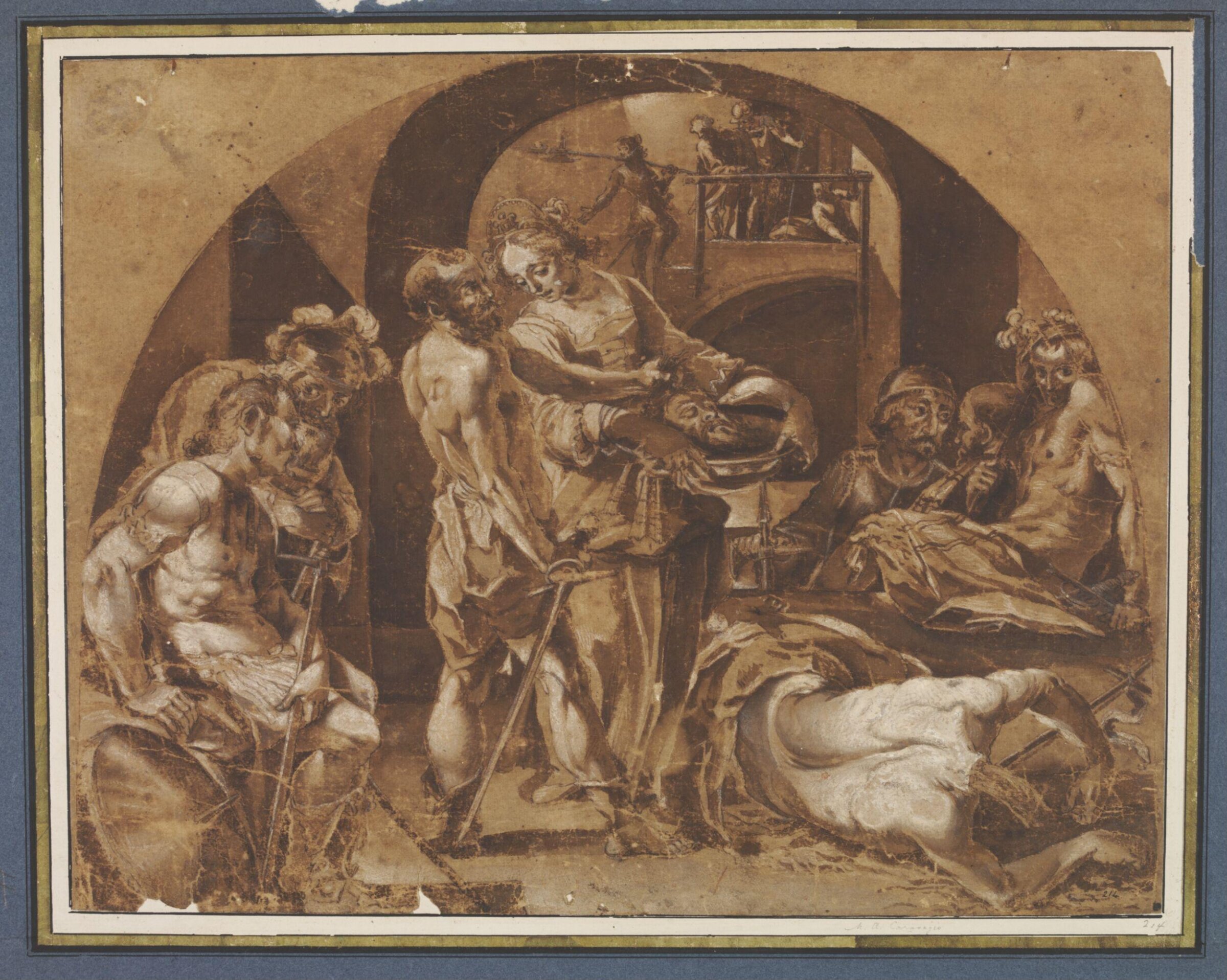 Beheading of St. John the Baptist, Polidoro da Caravaggio, 16th century