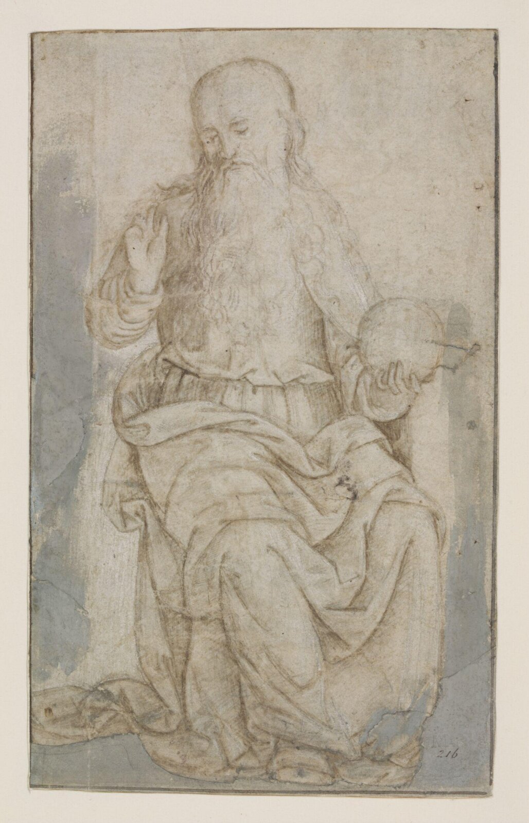 Drawing, Luca Signorelli, 15th - 16th century