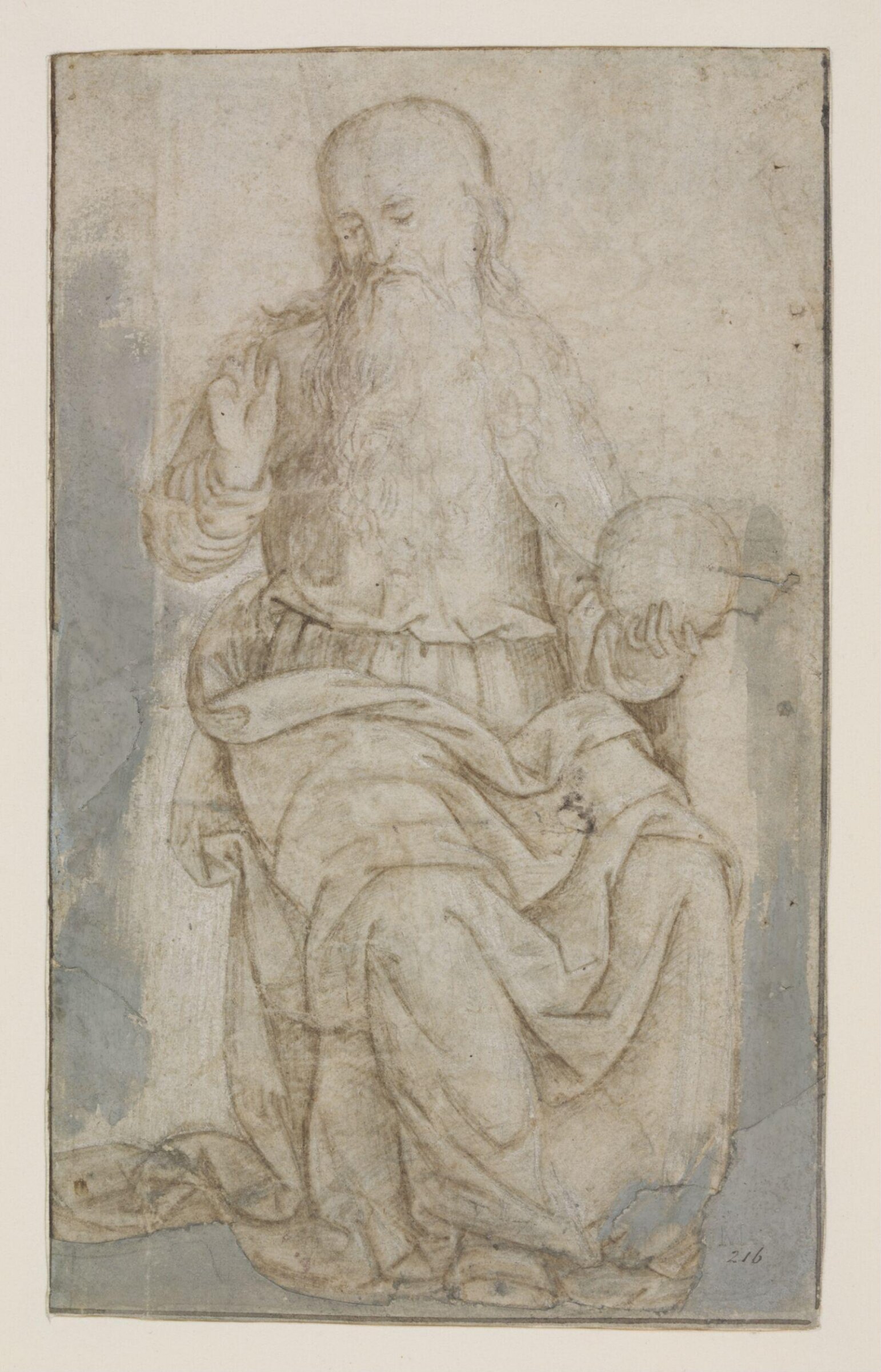Drawing, Luca Signorelli, 15th - 16th century