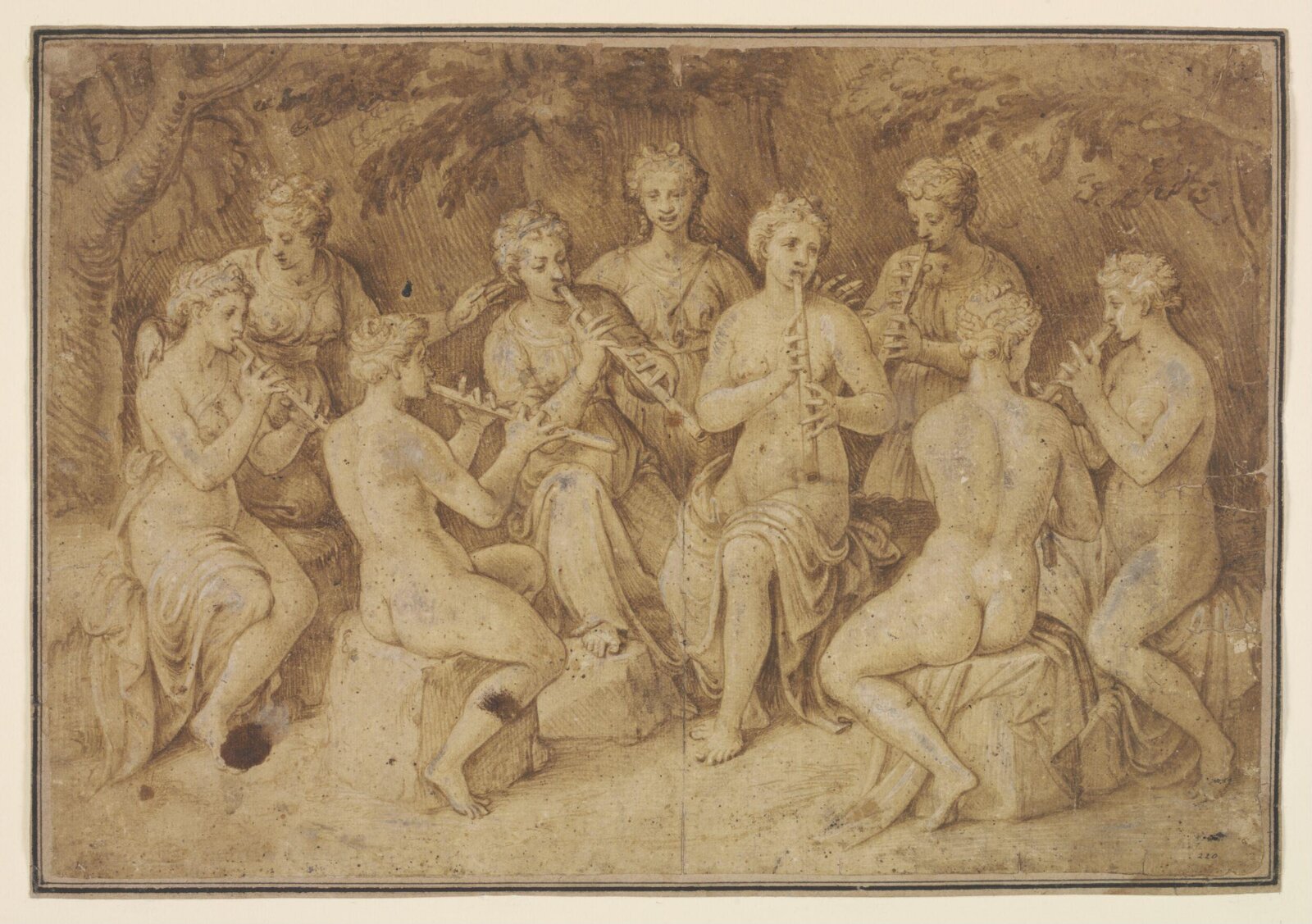 Drawing, Perino del Vaga, 16th century