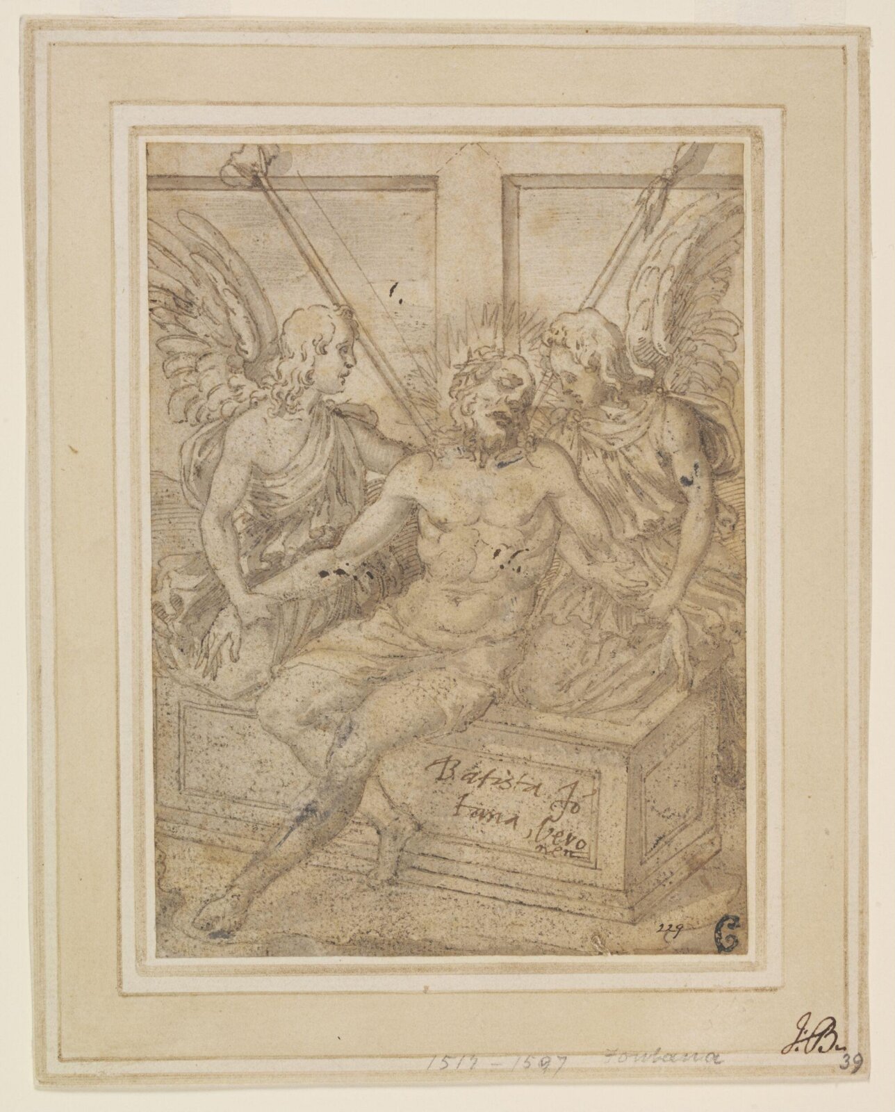 Drawing, Giovanni Battista Fontana, ca.1550-1587