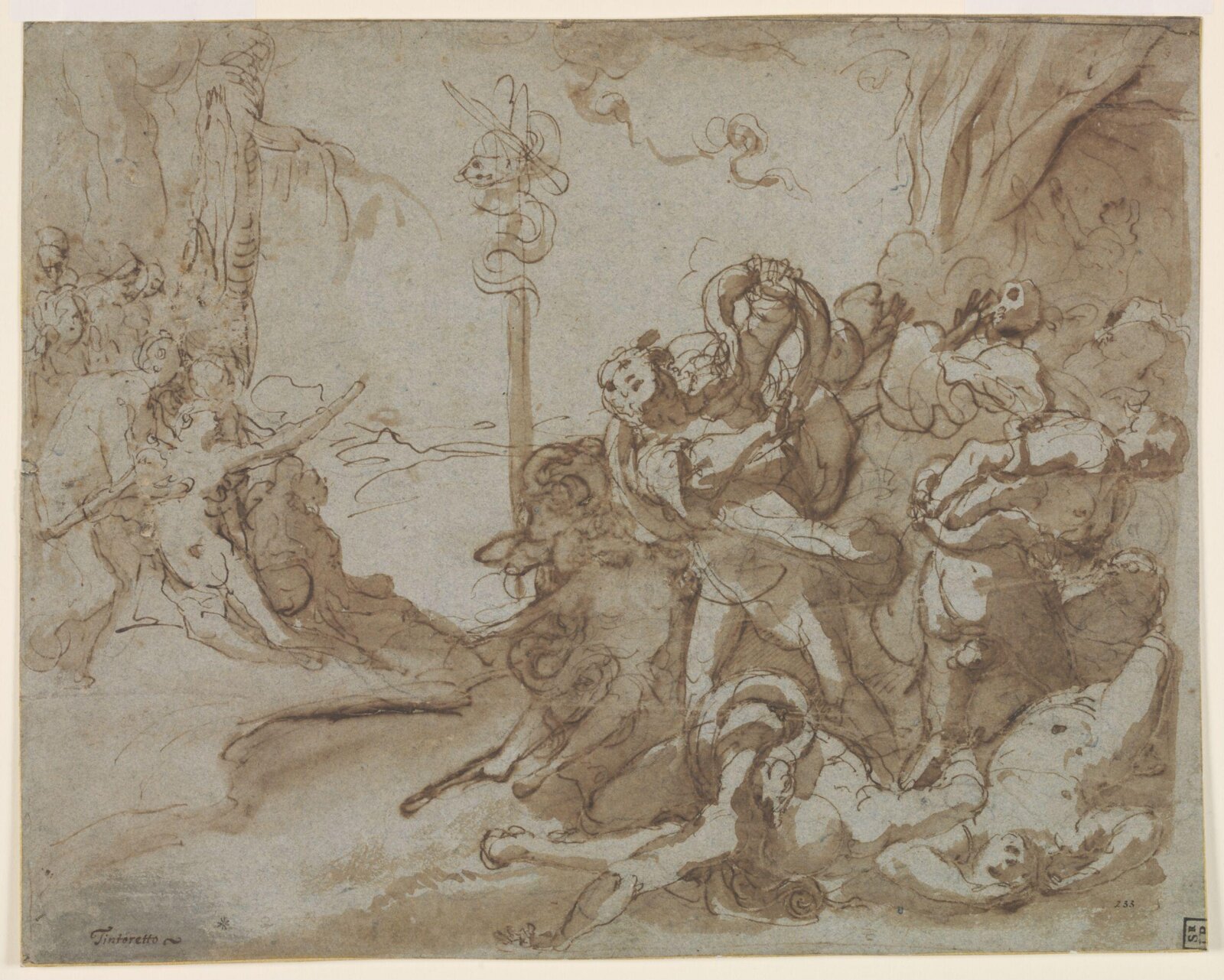 Drawing, Federico Zuccaro, 1560s