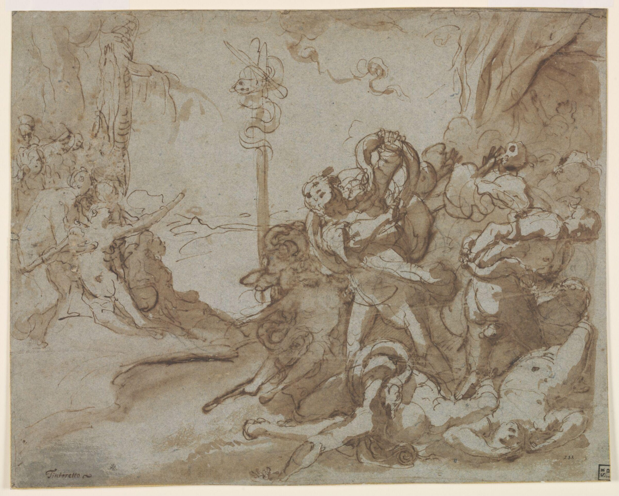 Drawing, Federico Zuccaro, 1560s