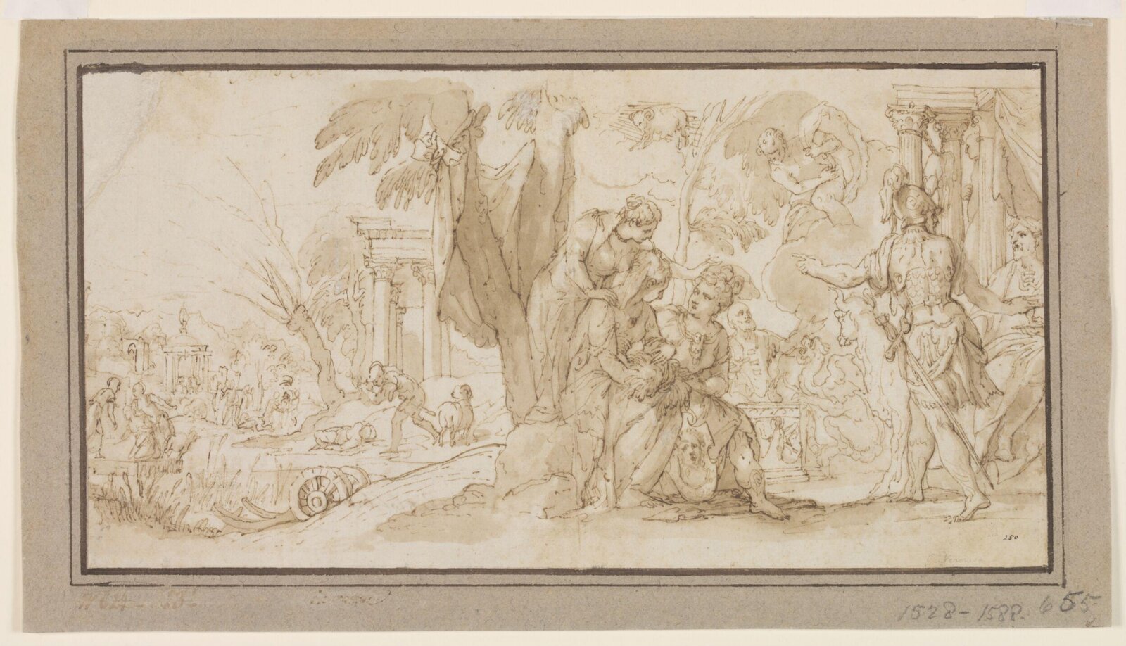 Drawing, Paolo Veronese, ca.1550-1588