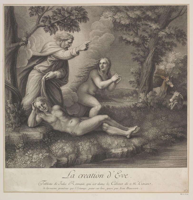 Creation of Eve (late 17th - early 18th century) by Jean Baptiste Haussard