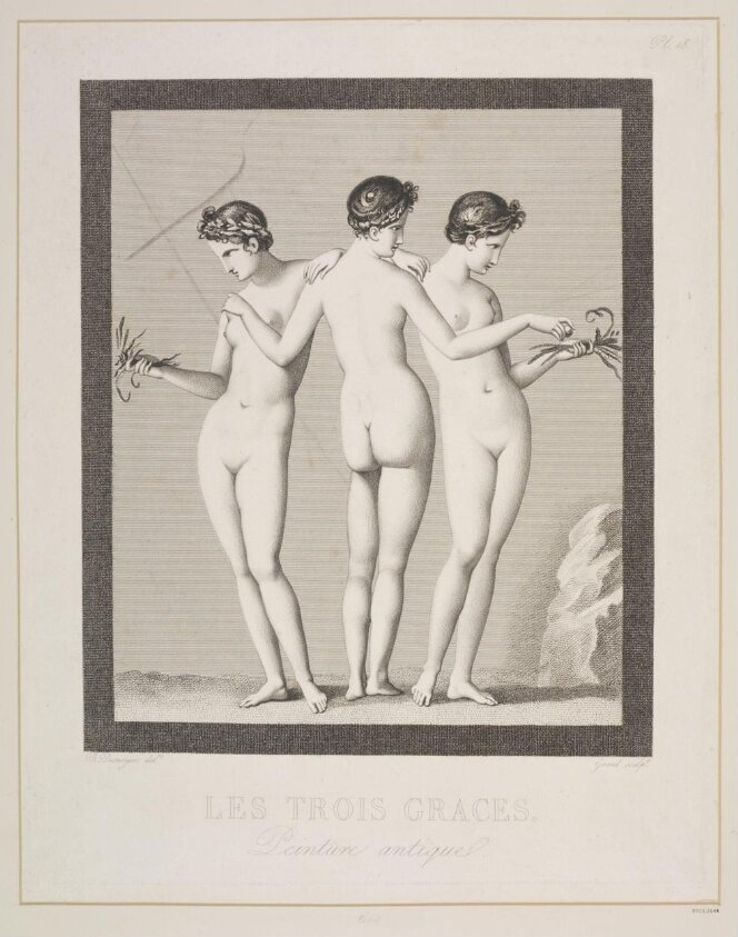 The Three Graces (19th century) by Alexis François Girard