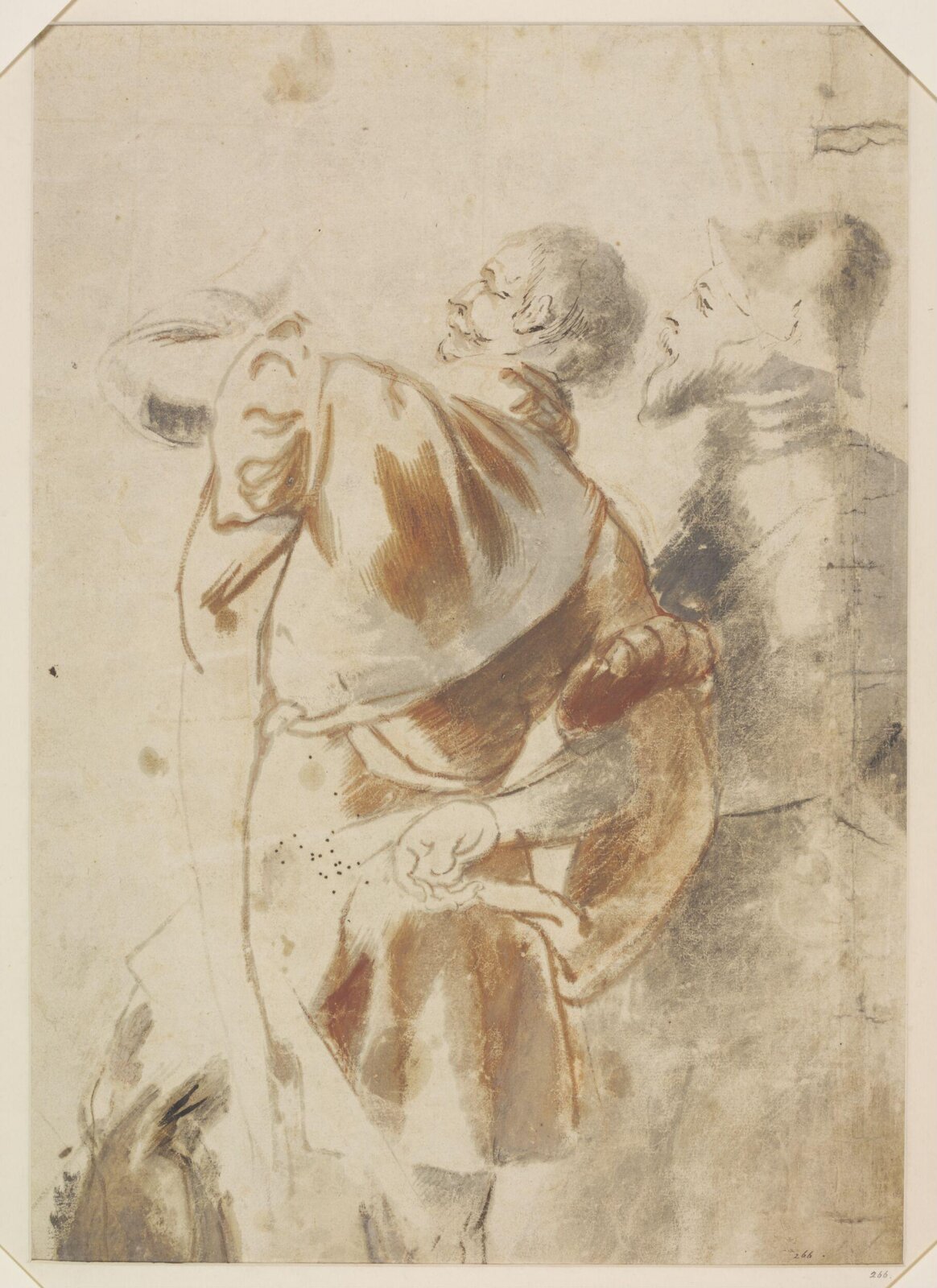 Drawing, Giorgione, 15th - 16th century