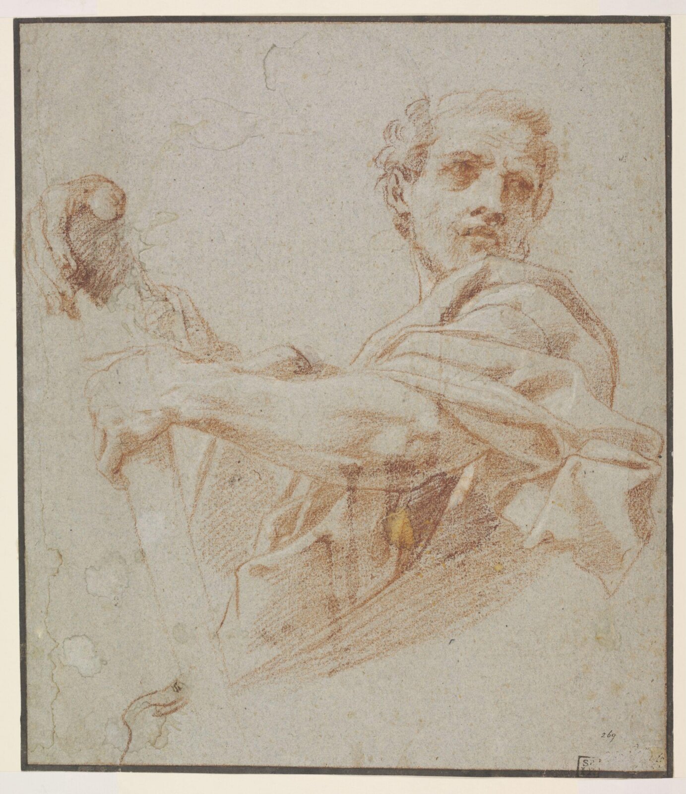 Drawing, Correggio, ca. 1510 - 1534