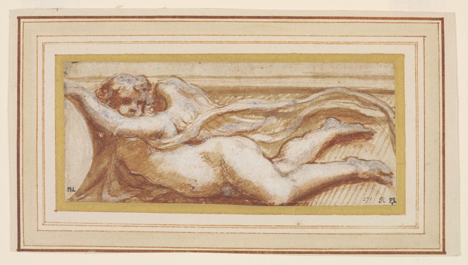 Drawing, Correggio, ca. 1510 - 1534