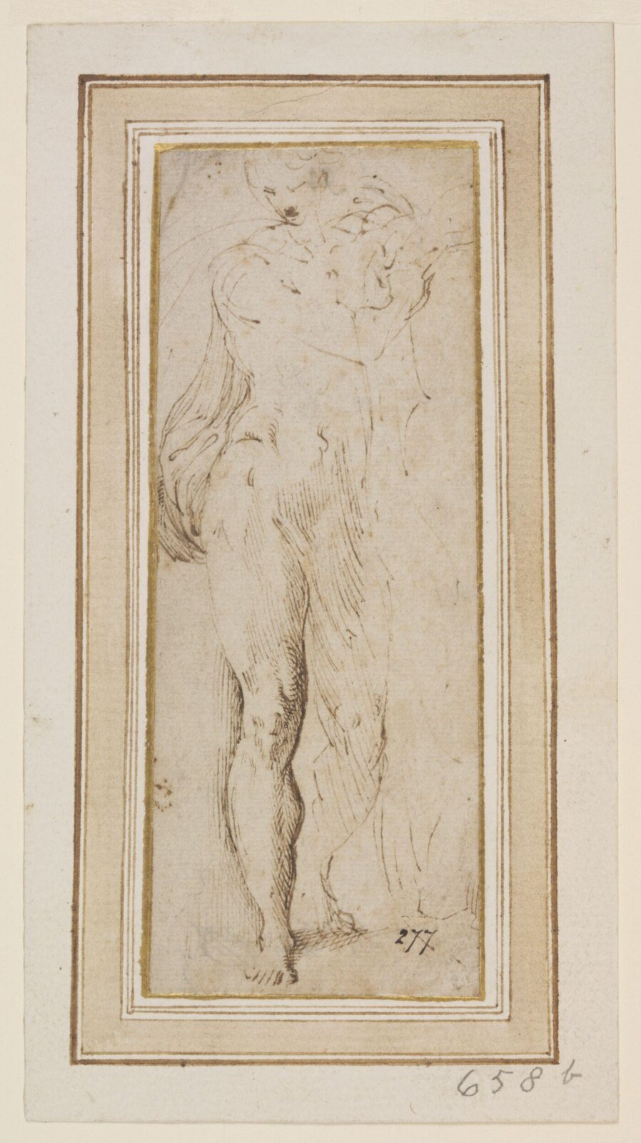 Drawing, Parmigianino, ca. 1520 - 1540