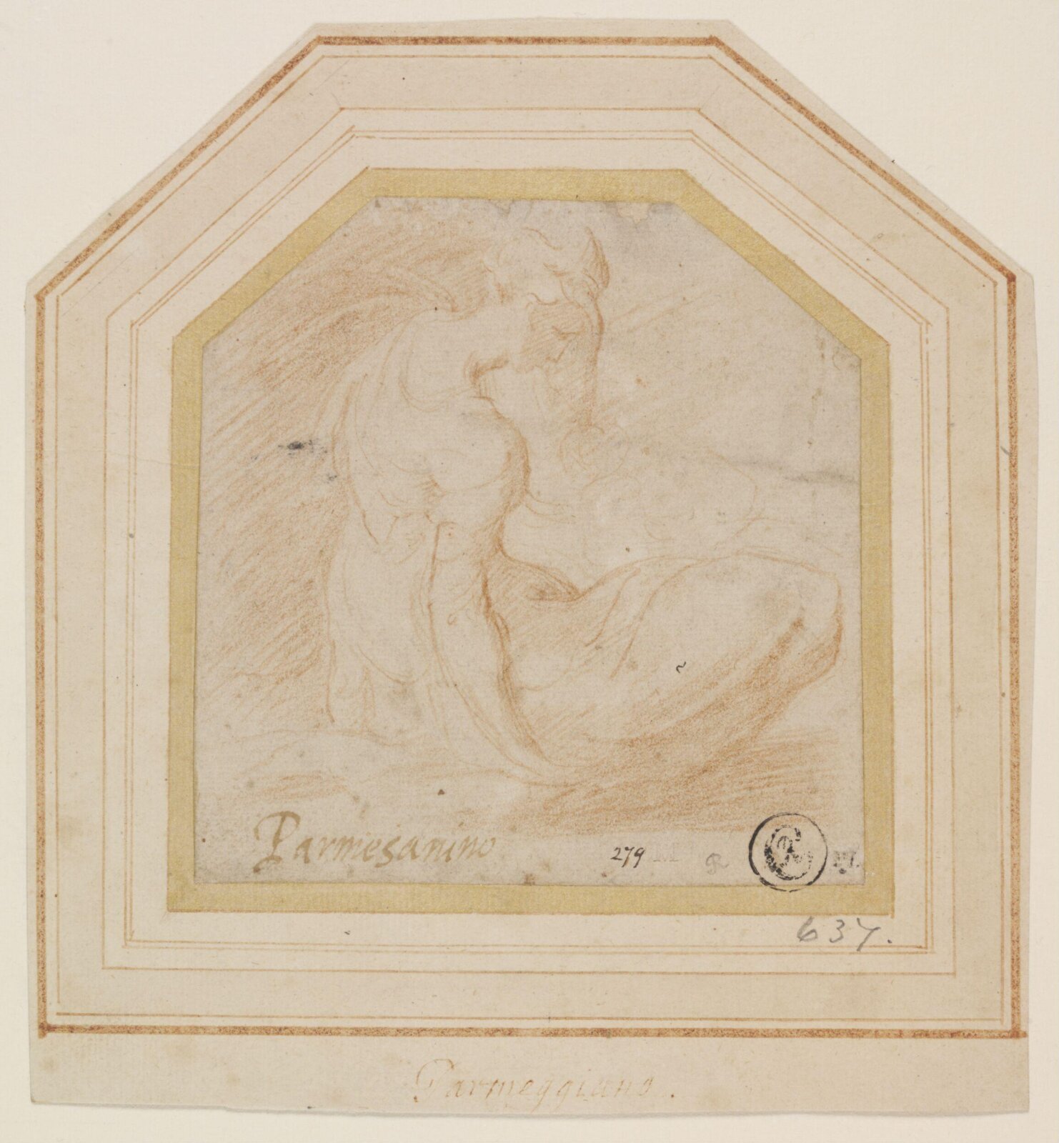 Drawing, Parmigianino, ca. 1520 - 1540